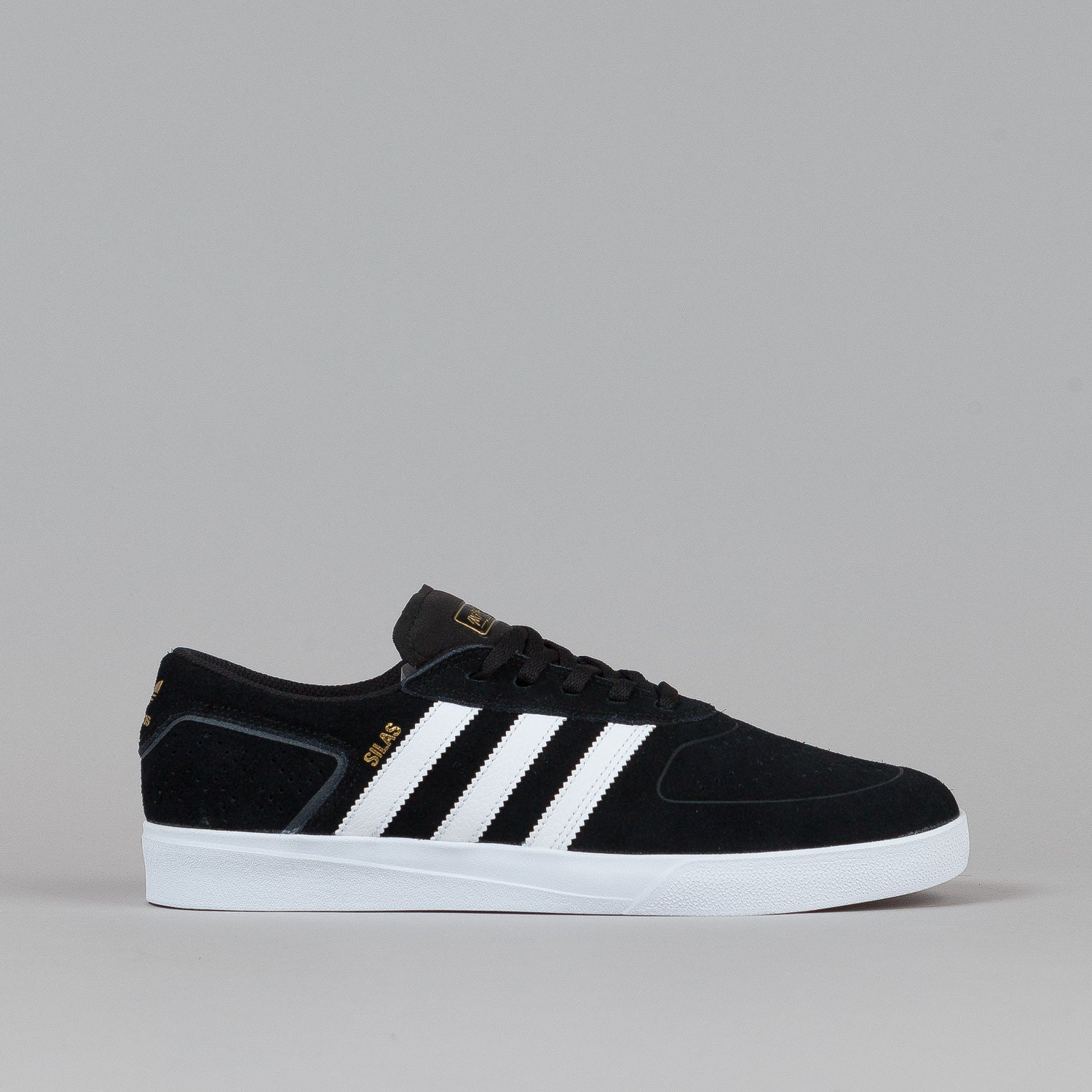 Adidas Silas Vulc Shoes - Core Black / White / Power Red | Flatspot