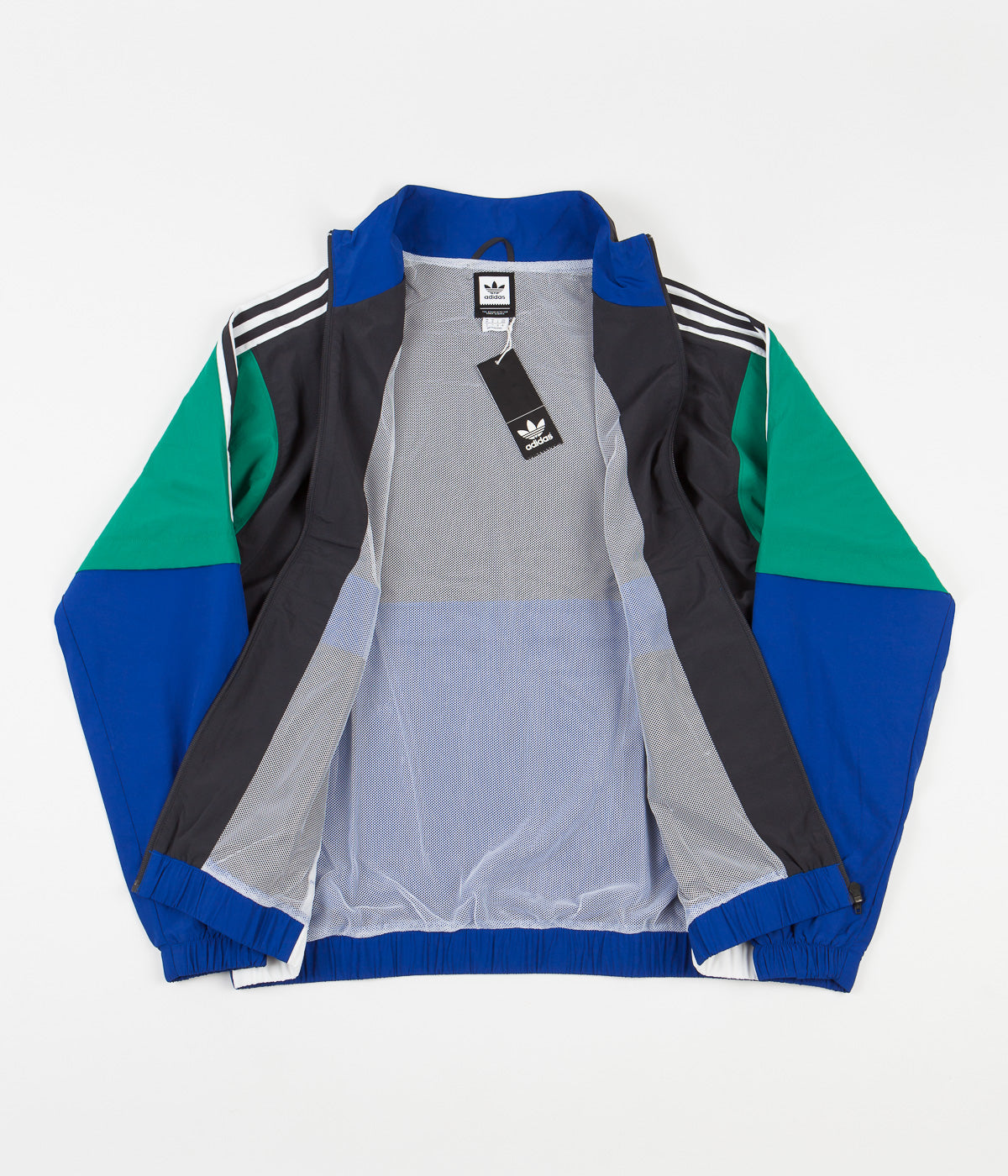 adidas blue and grey jacket