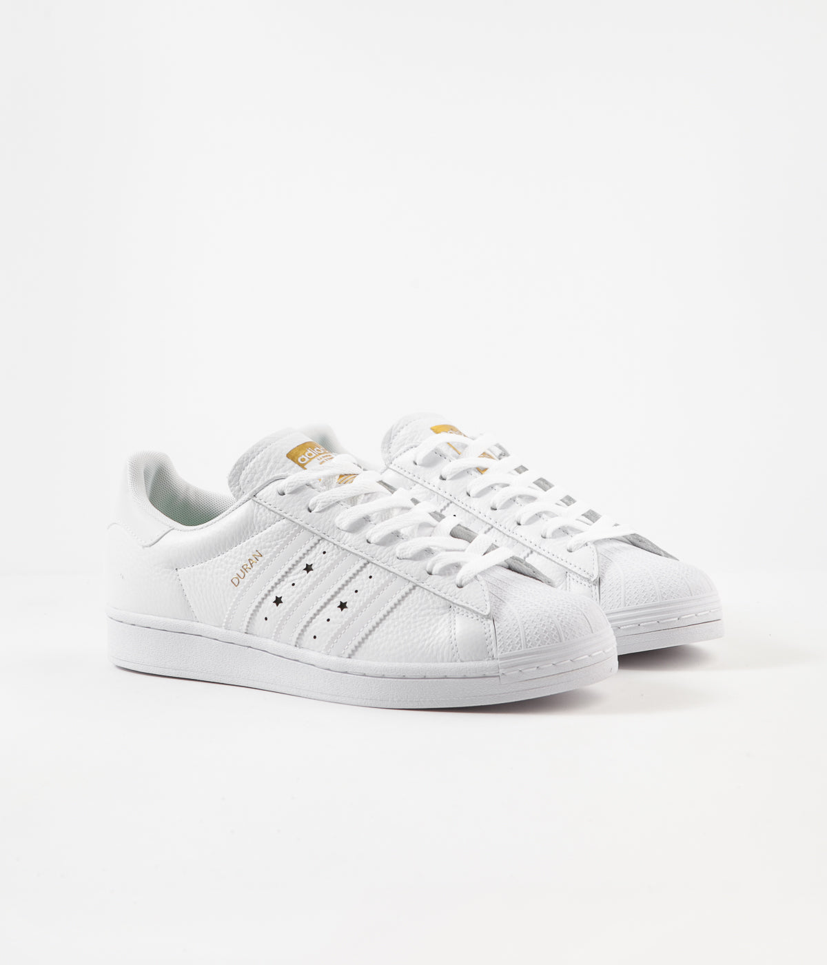 Adidas Superstar ADV 'Duran' Shoes - White / White / White | Flatspot