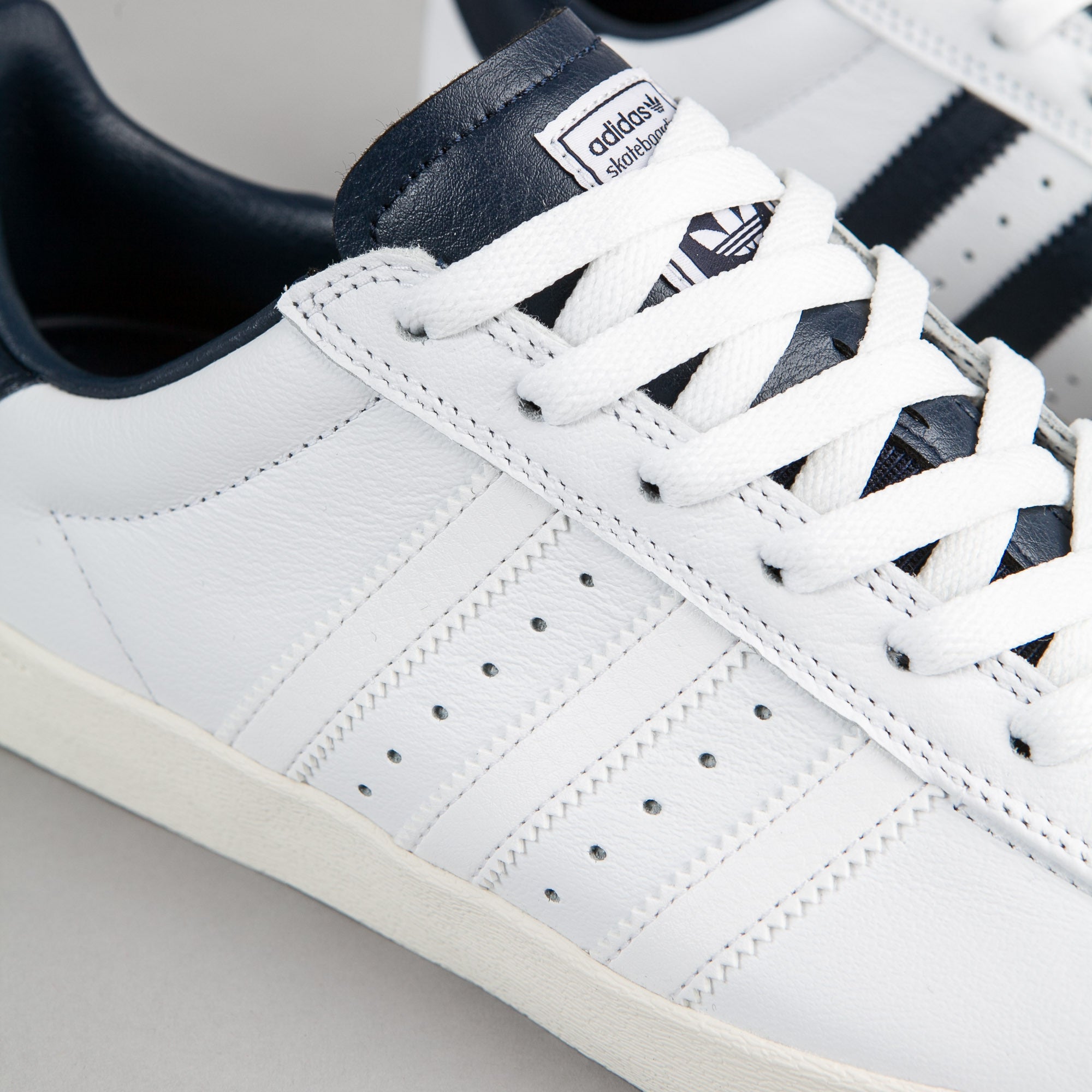 Adidas Superstar Vulc ADV Shoes - White / White / Collegiate Navy ...