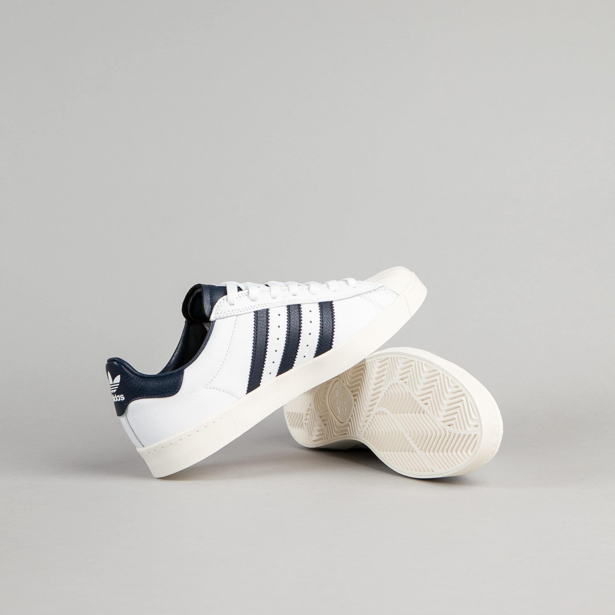 Adidas Superstar Vulc ADV Shoes - White / White / Collegiate Navy ...