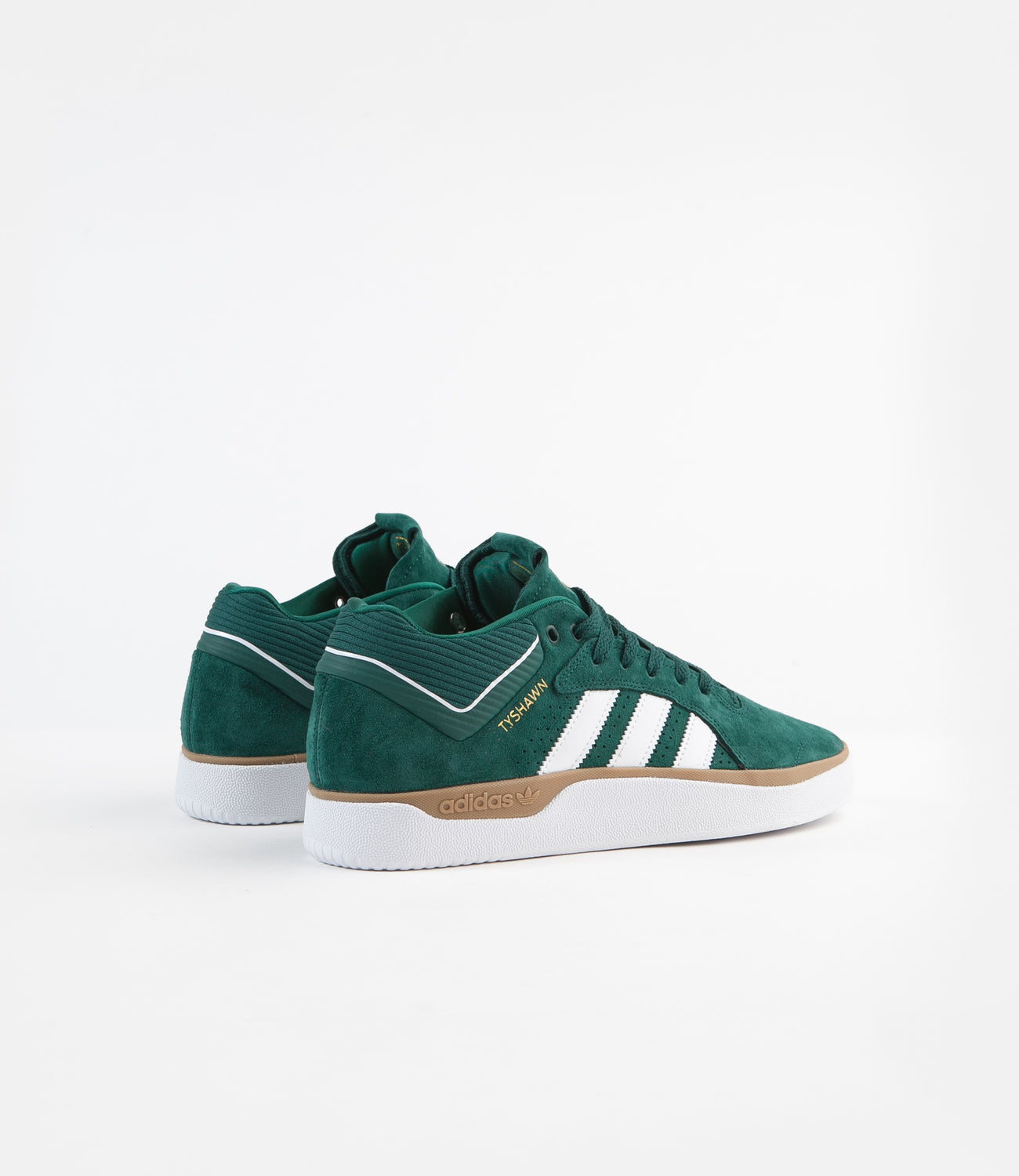 cerca Consultar dedo Adidas Tyshawn Shoes - Collegiate Green / White / Gum4 | Flatspot