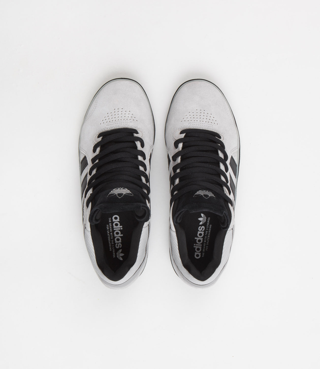 Adidas Tyshawn Shoes - Grey Two / Core Black / Silver Metallic | Flatspot