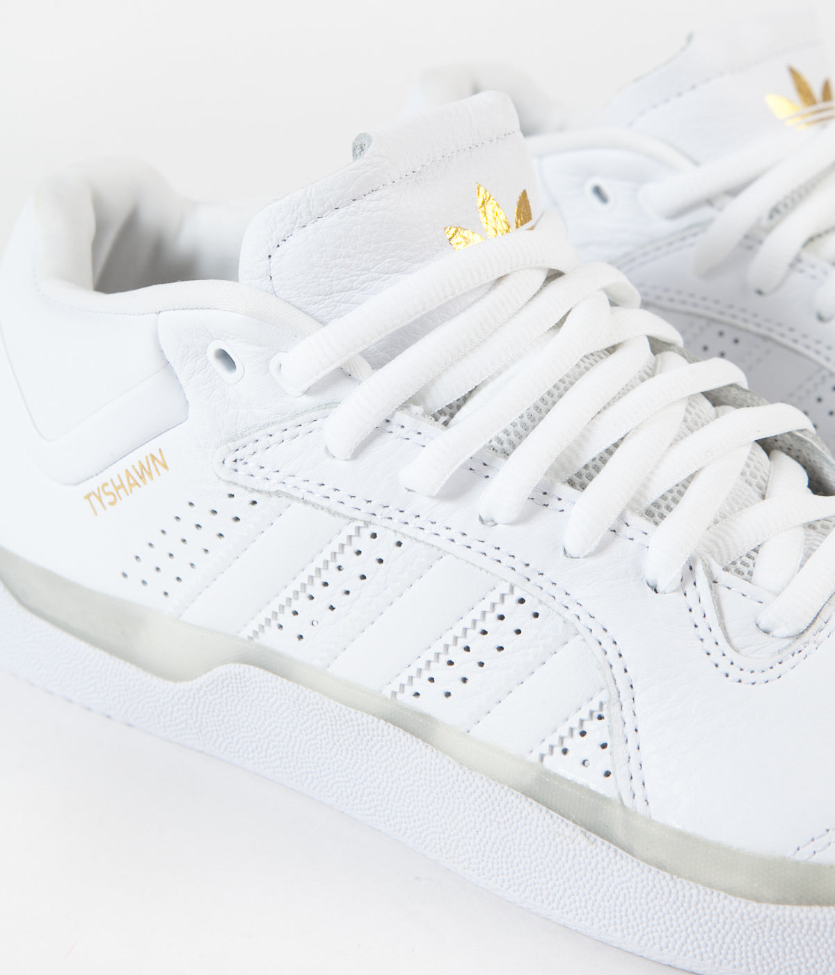 Adidas Tyshawn Shoes - White / White 