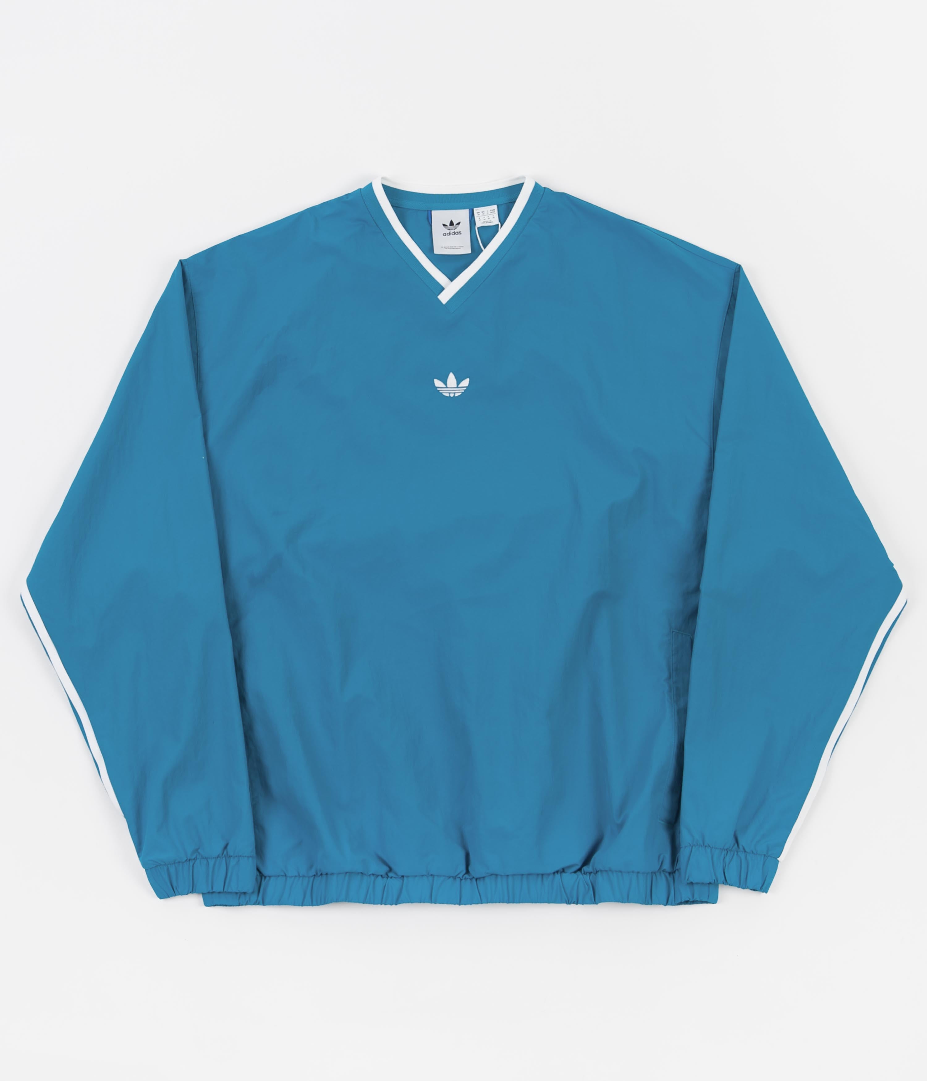 cinta transferir giro WpadcShops - Adidas Windbreaker Sweatshirt | Sonic Aqua / White - adidas  knitted busenitz shoes