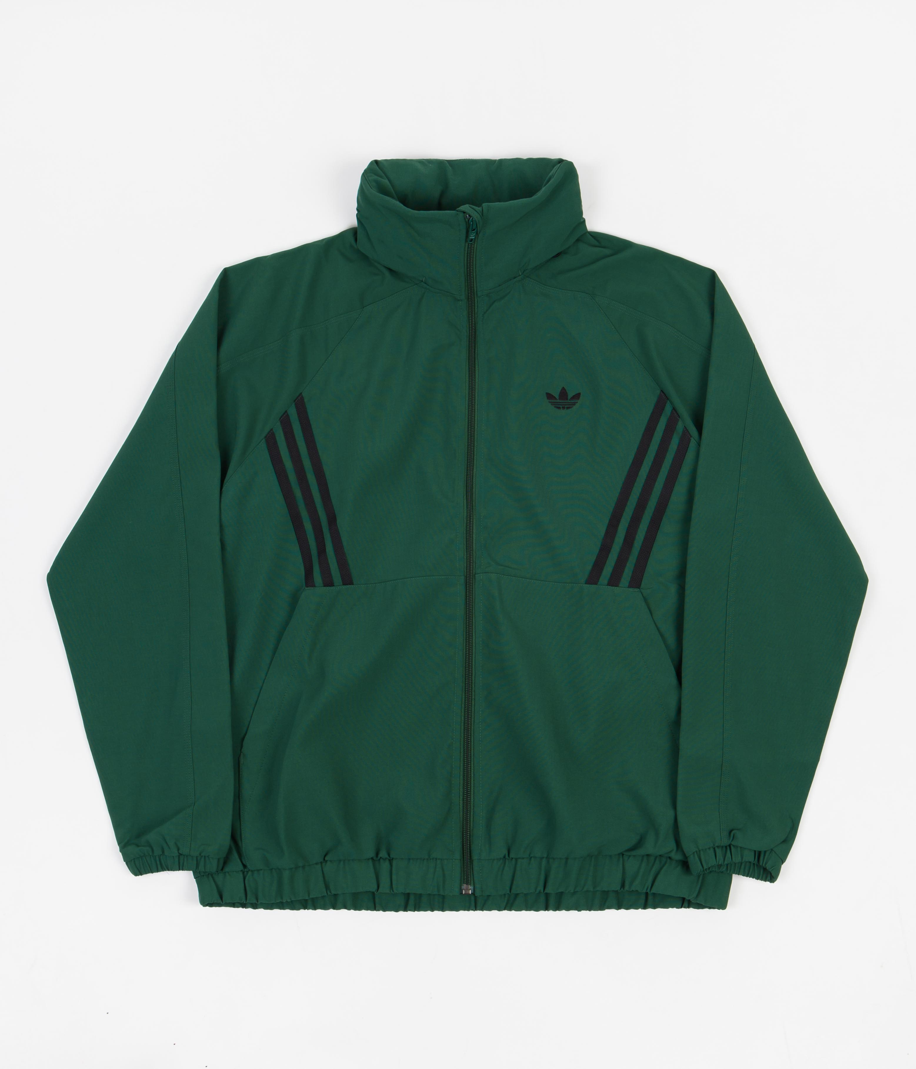 Collegiate Green / Black Adidas Workshop Windbreaker Jacket - cavs lebron adidas sleeve jerseys for sale - WpadcShops