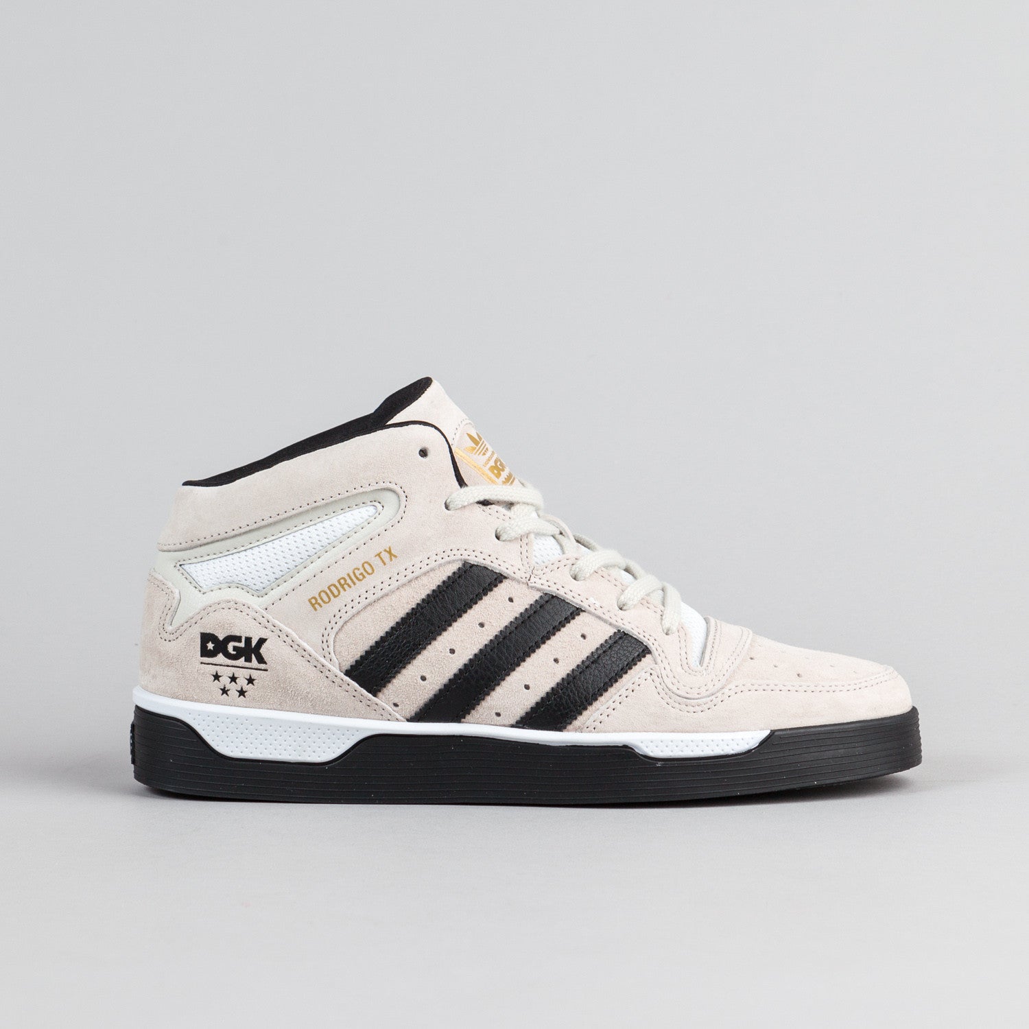 Adidas x DGK Locator Mid Shoes - Mist Stone / Core Black / White | Flatspot