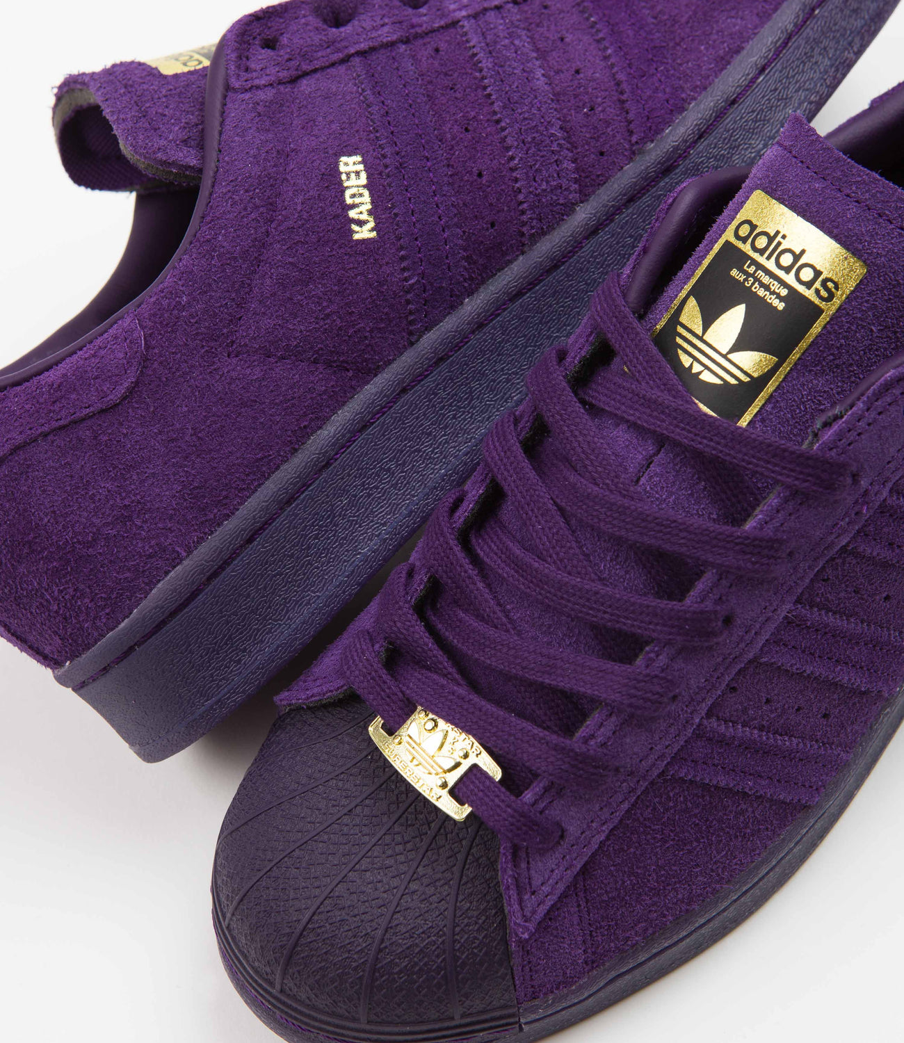 Adidas x Superstar ADV Shoes Dark Purple / Dark Purple / Gold | Flatspot