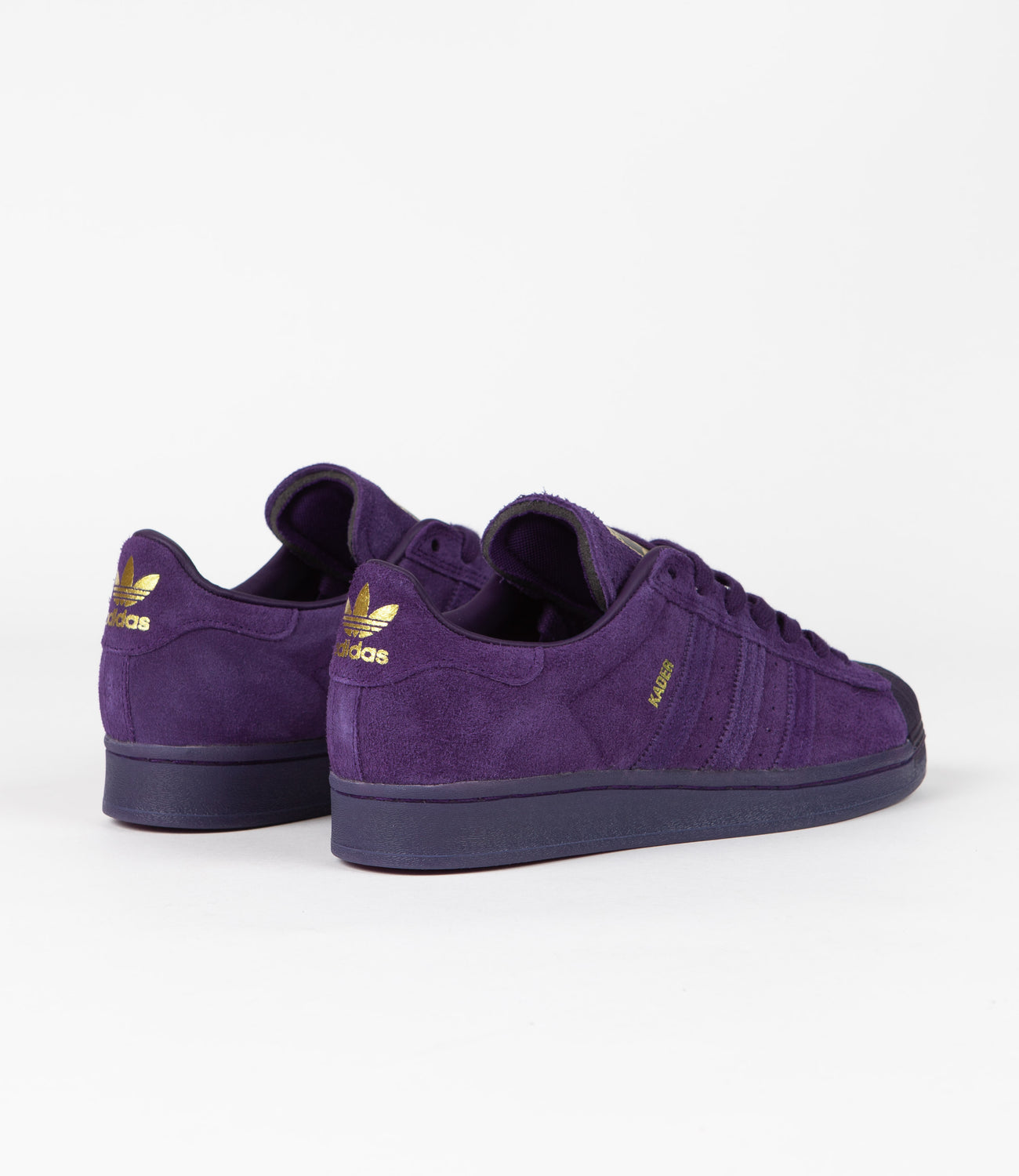Adidas x Superstar ADV Shoes Dark Purple / Dark Purple / Gold | Flatspot