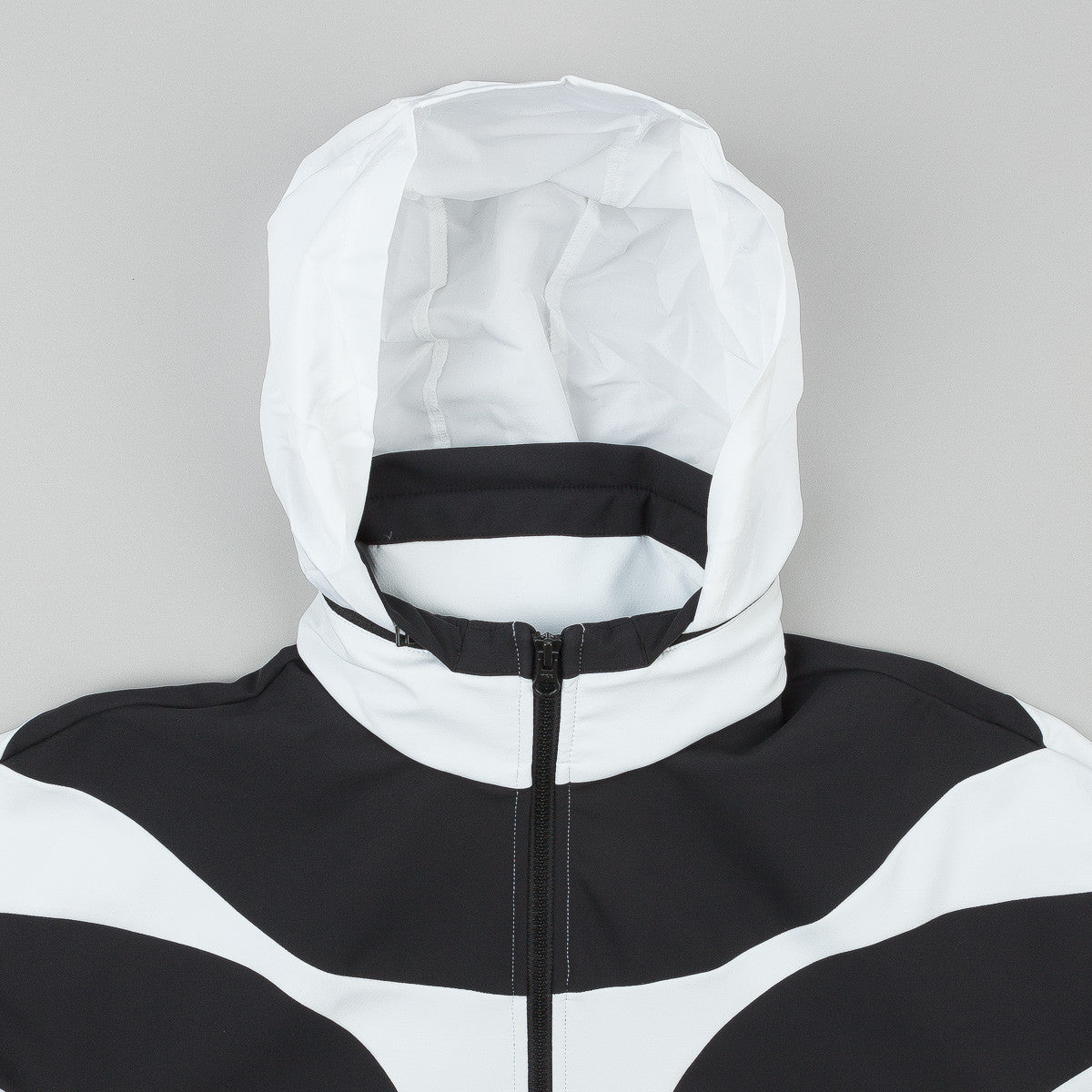 Adidas x Palace Heavy Half Zip Jacket - White / Black | Flatspot