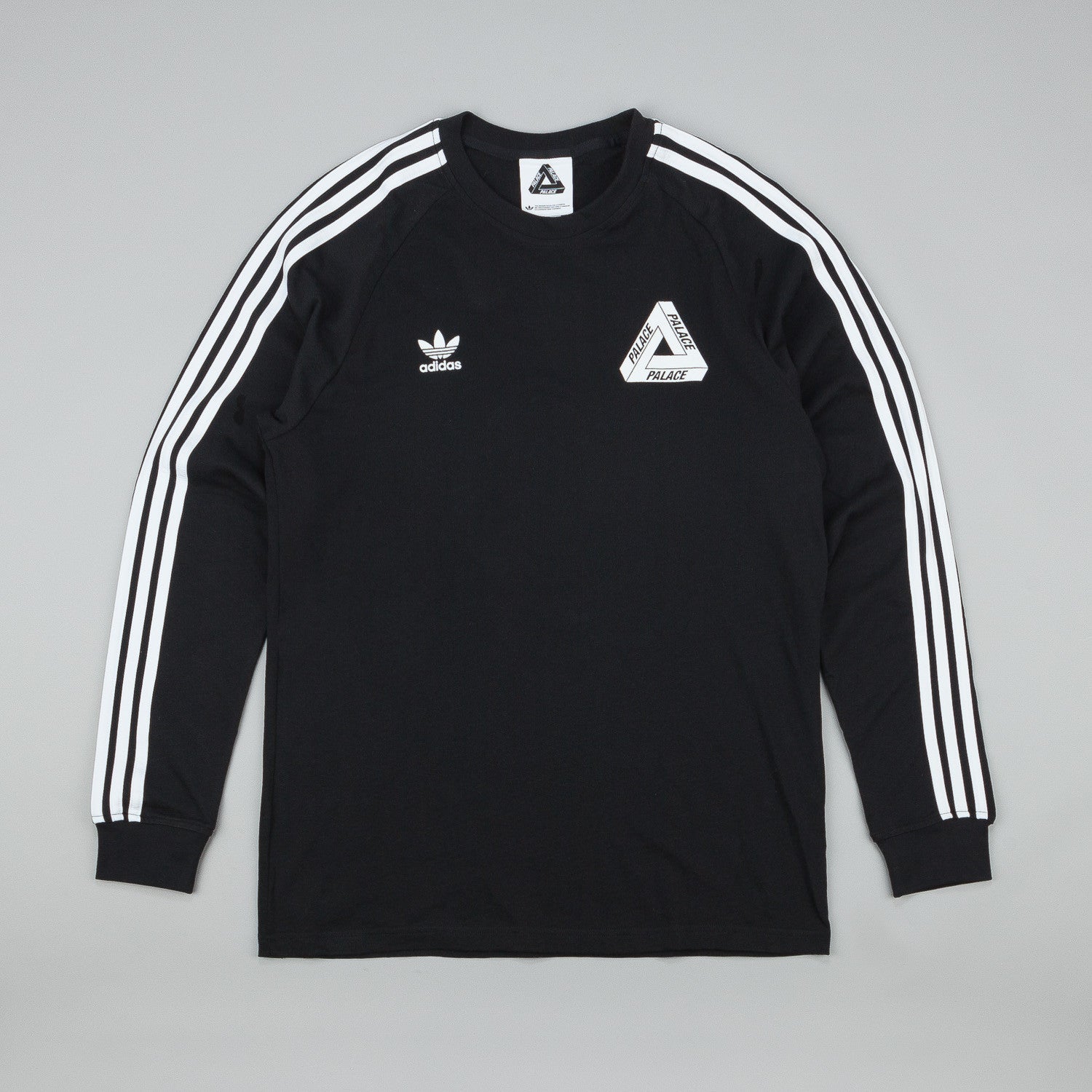 Adidas x Palace Long Sleeve T-Shirt Black | Flatspot