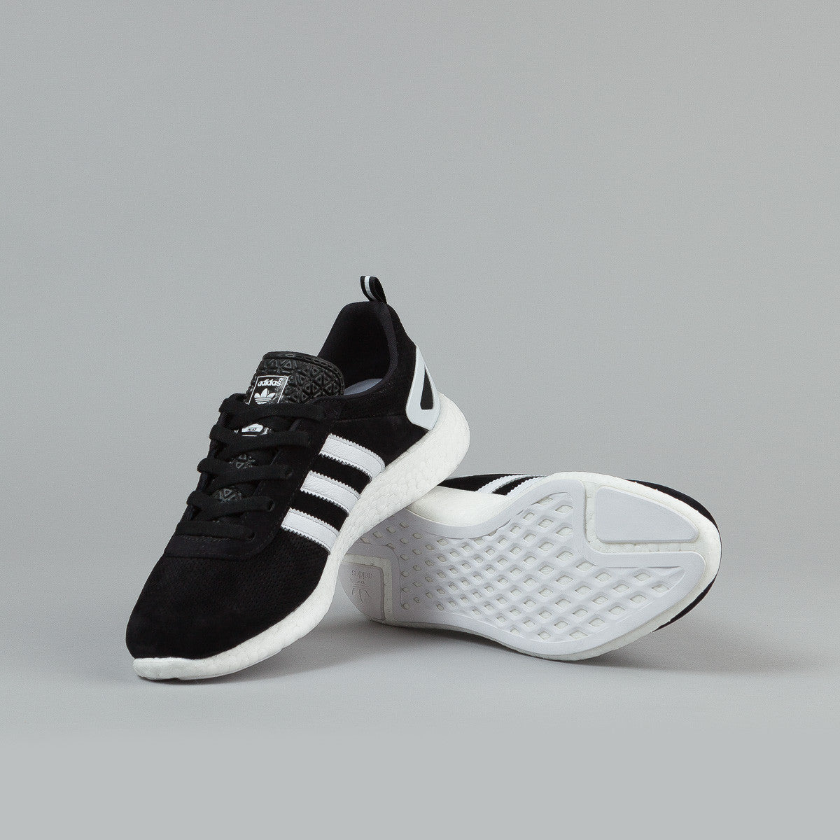 Adidas X Palace Pro Boost Shoes - Black / White / Gold | Flatspot