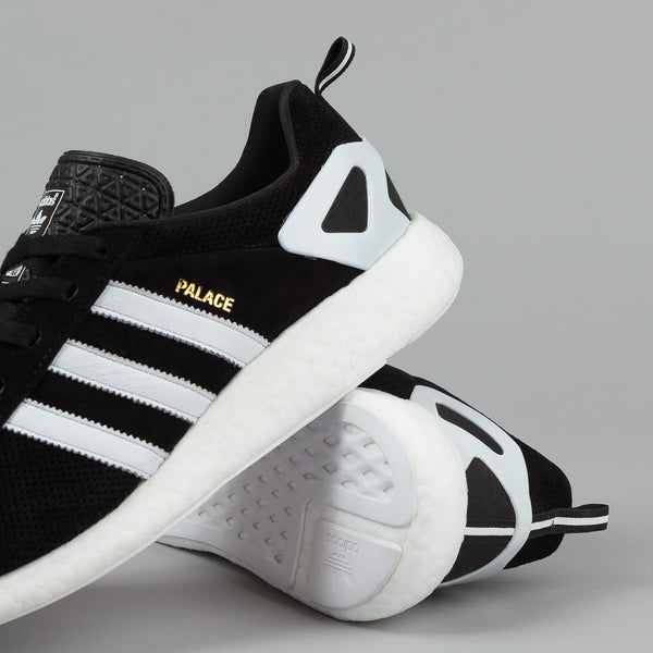 Adidas X Palace Pro Boost Shoes - Black / White / Gold | Flatspot