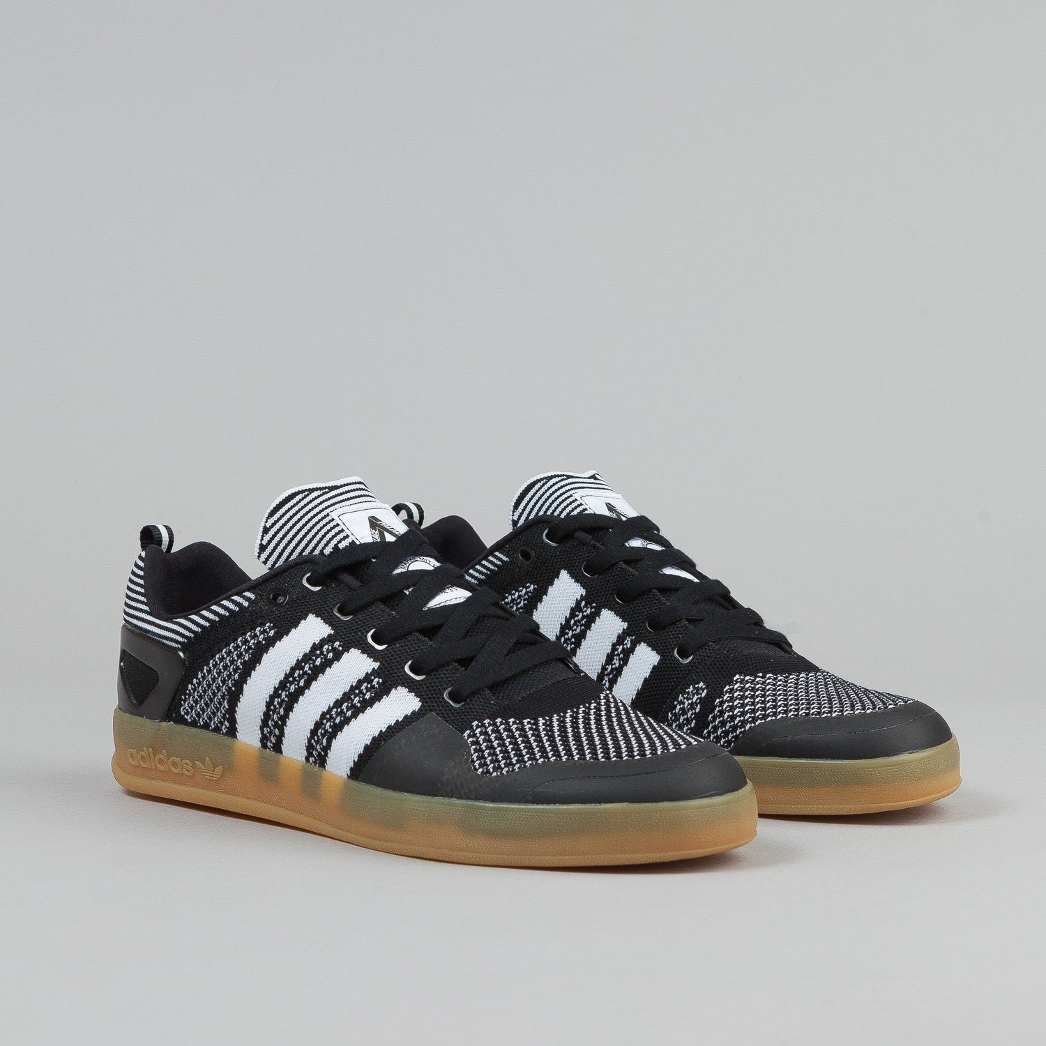 Adidas X Palace Pro Primeknit Shoes - Black / White / Gum | Flatspot