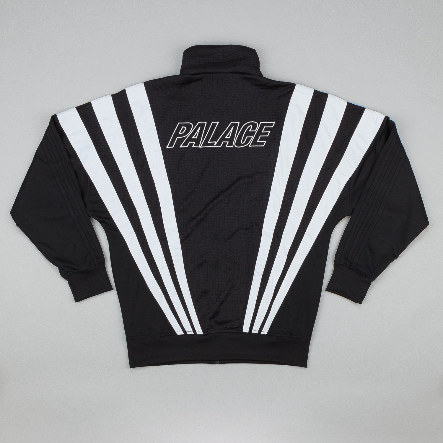 Adidas x Palace Track Top Black / White | Flatspot