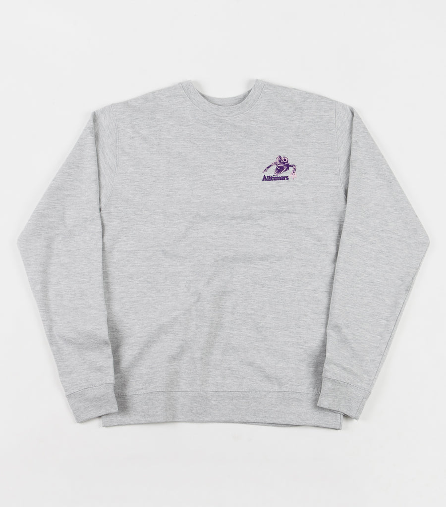 heather gray crewneck sweatshirt