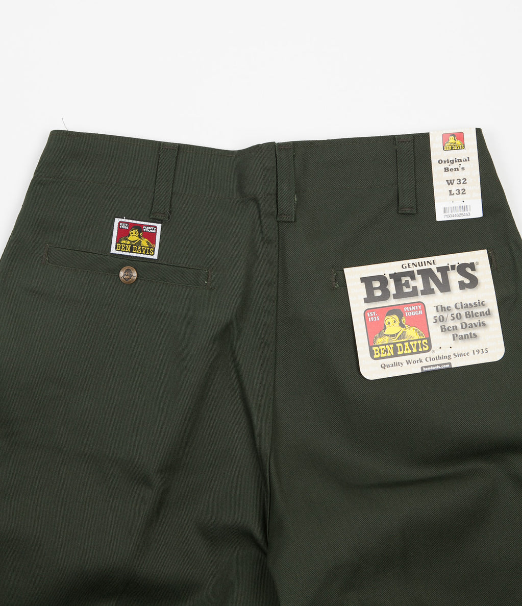 Ben Davis Original Ben's Work Trousers - Olive | Flatspot