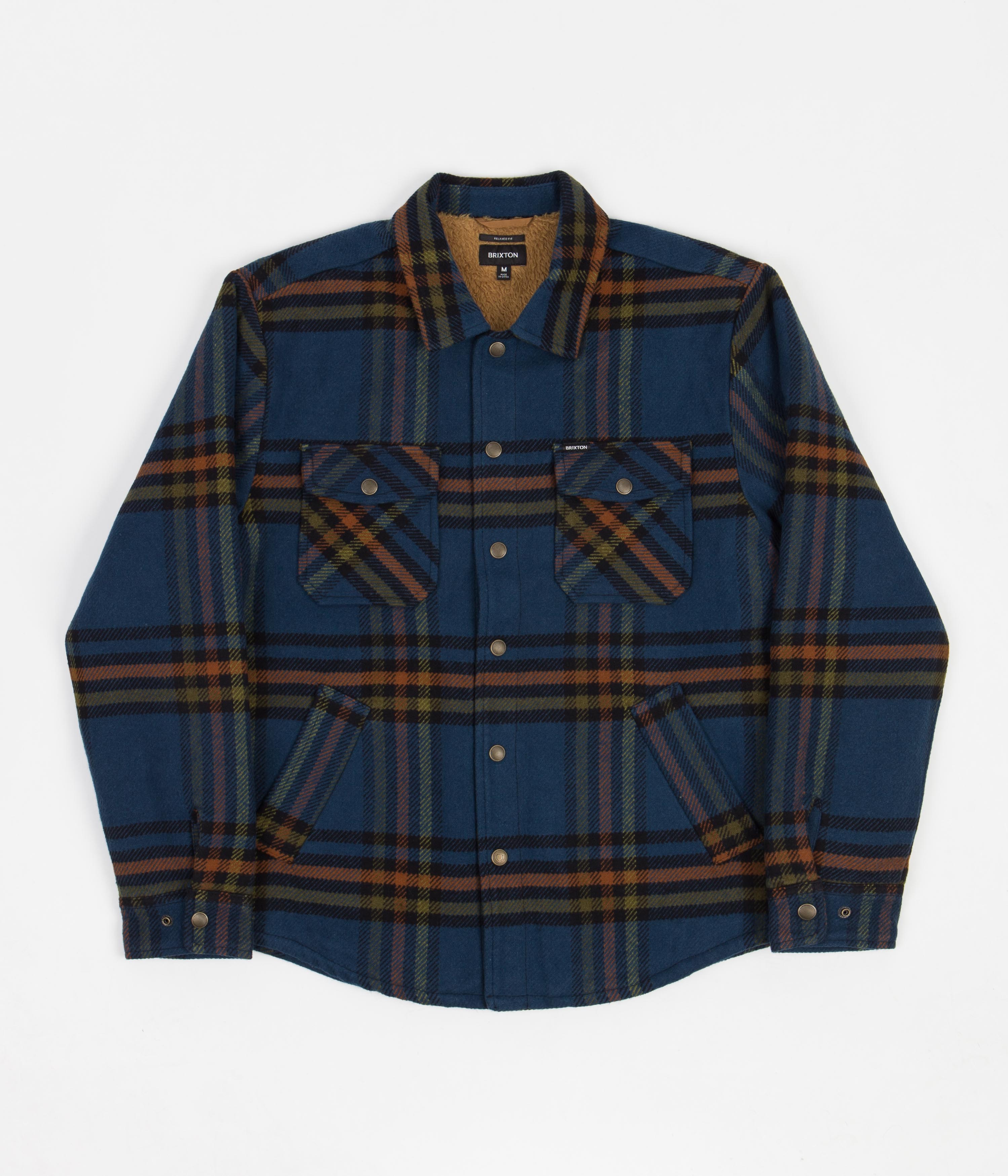 Brixton Bowery Lined Jacket - Marine Blue