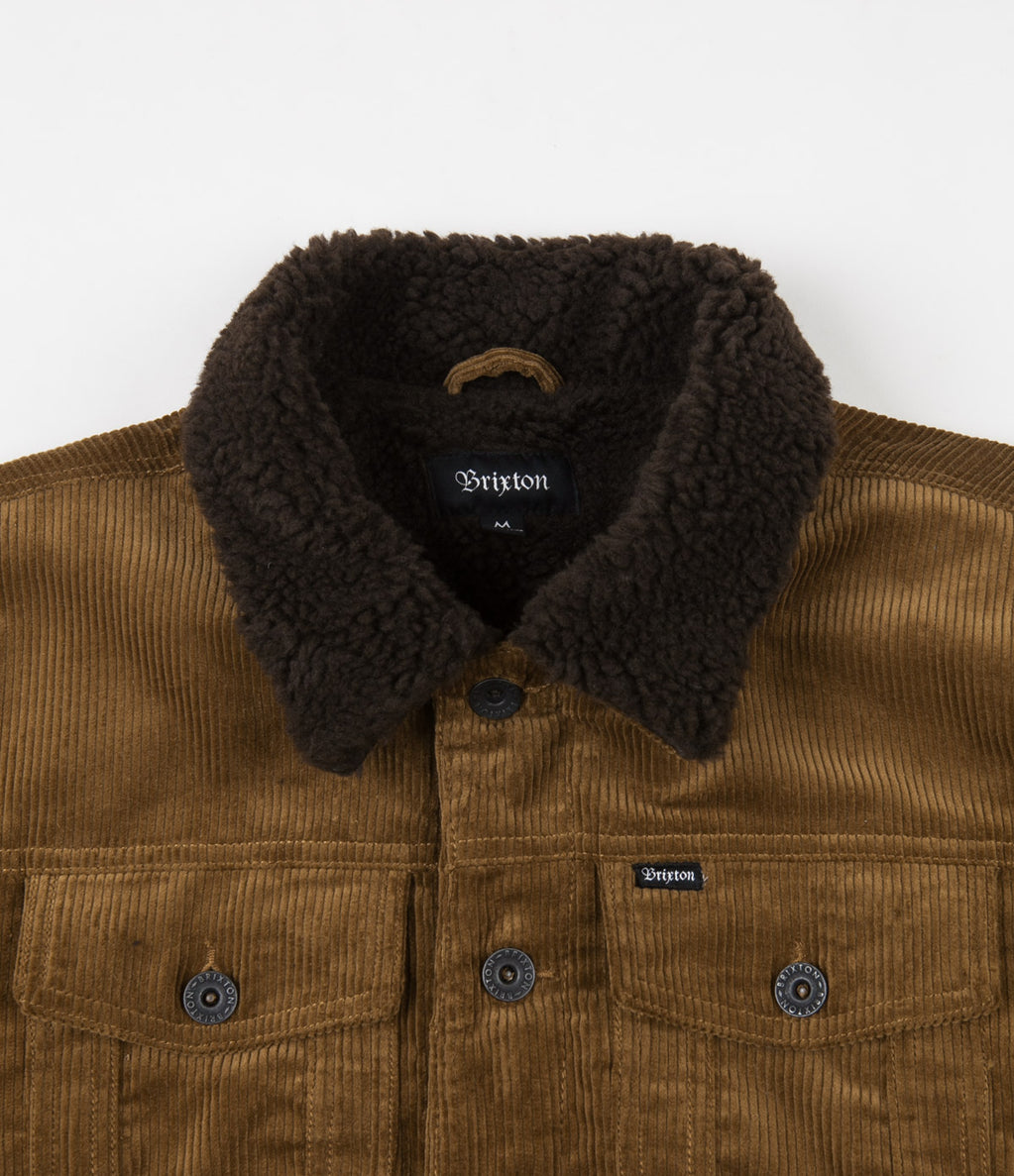 Brixton Cable Sherpa Jacket - Brass | Flatspot