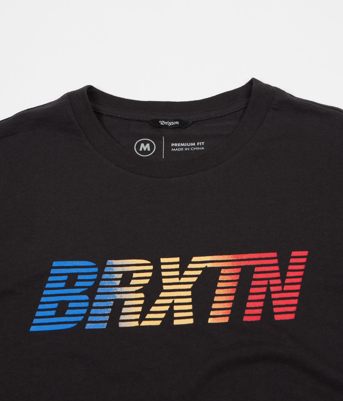 Brixton Cortez III Premium T-Shirt - Washed Black | Flatspot