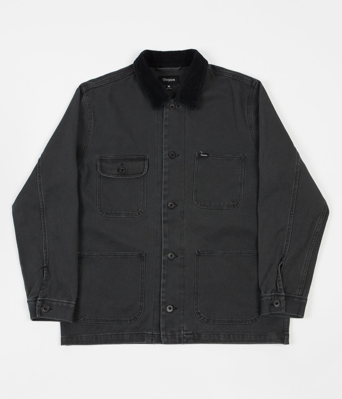 Brixton Silas Jacket - Charcoal | Flatspot