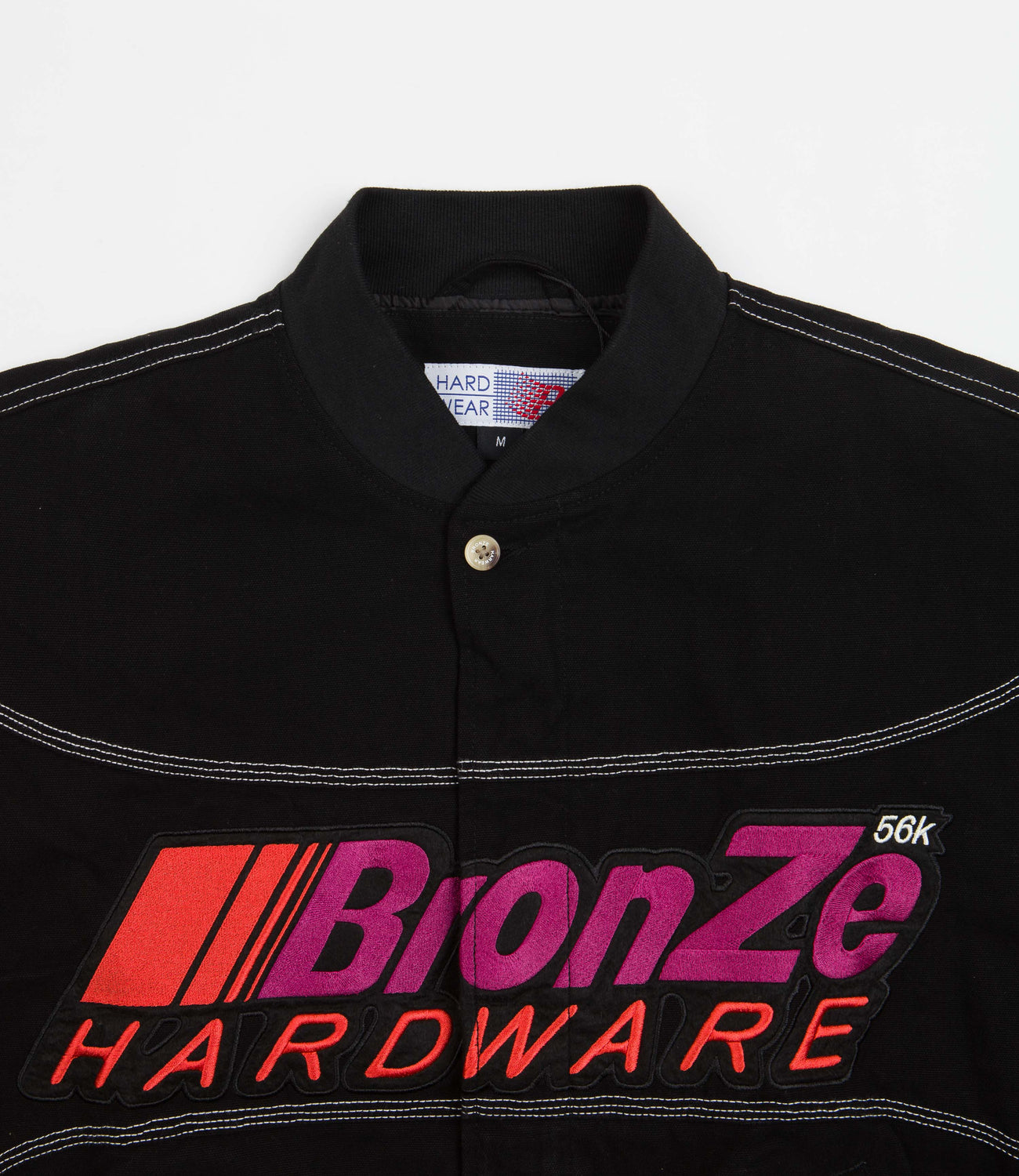 Bronze 56K Pitcrew Bomber Jacket - Black | Flatspot