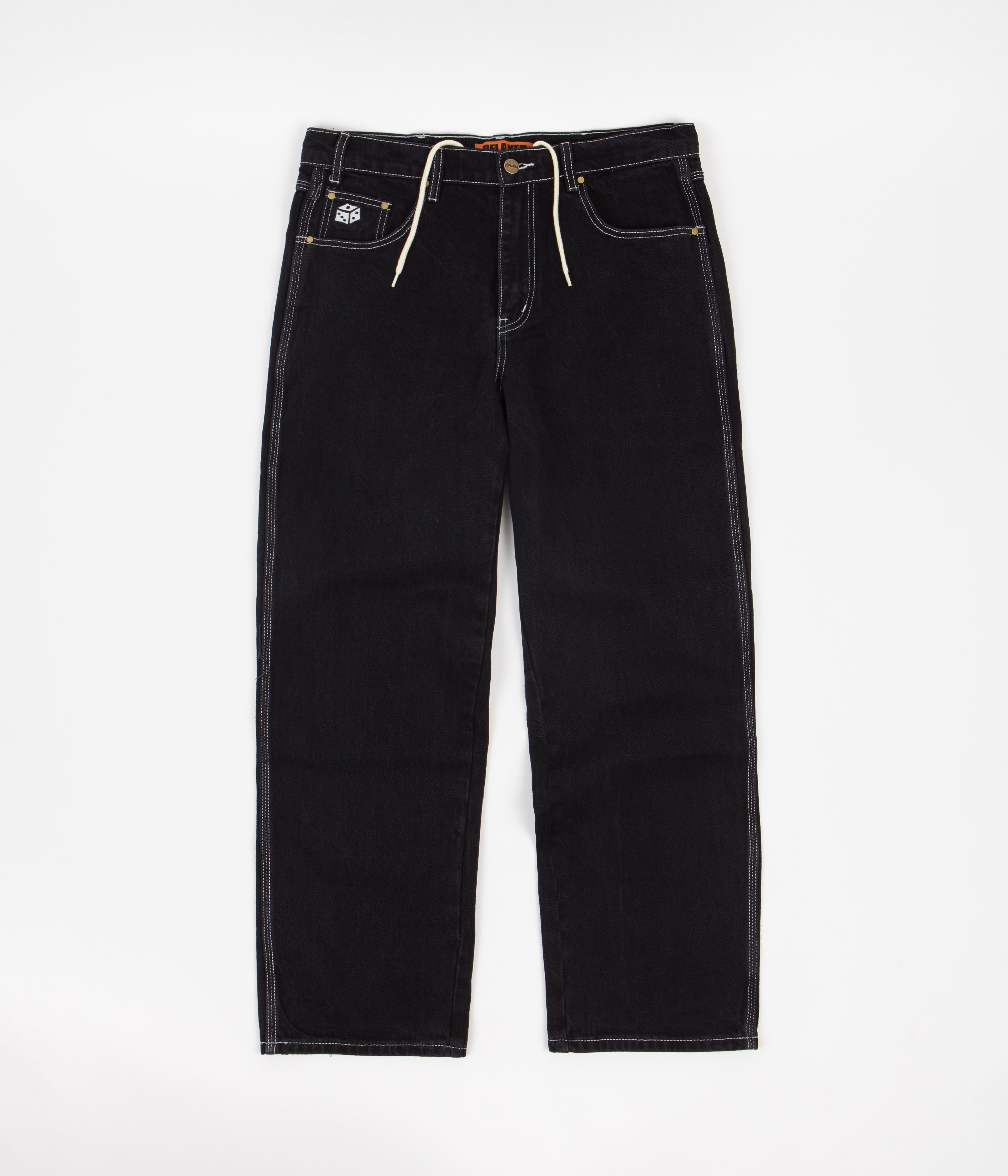 Butter Goods Dice Jeans - Washed Black | Flatspot