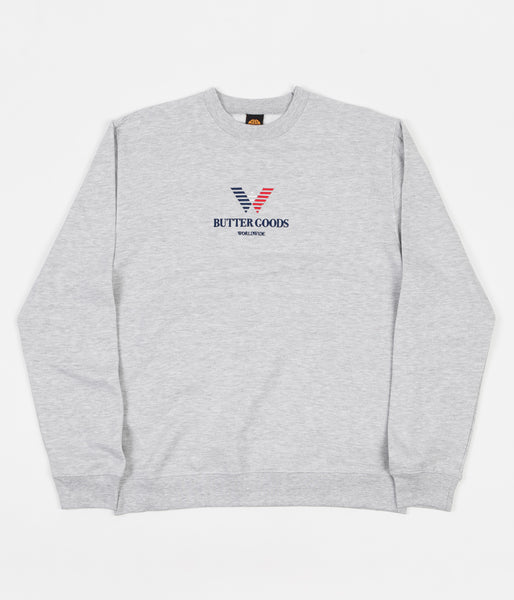 Butter Goods Emporio Crewneck Sweatshirt - Heather | Flatspot