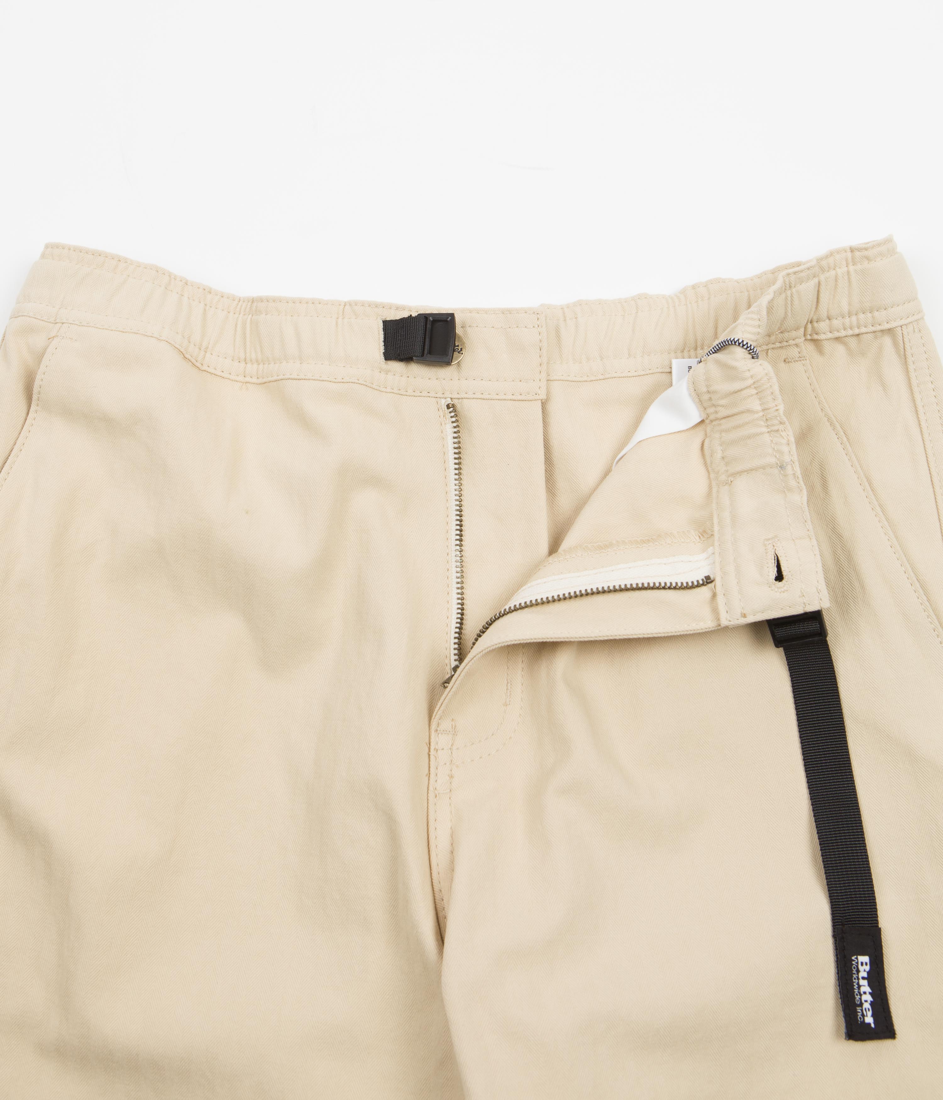 Butter Goods Herringbone Hike Pants - Khaki | Flatspot