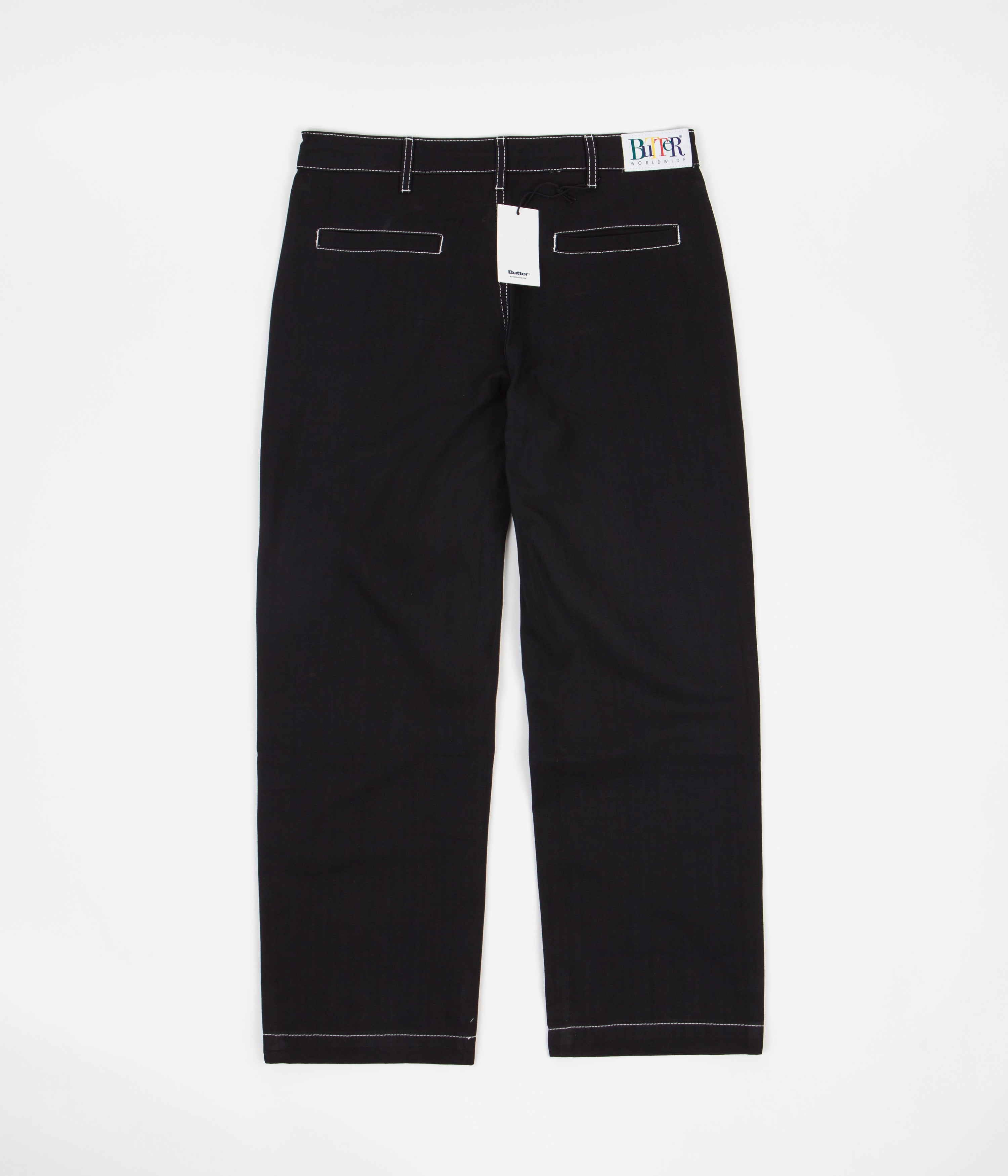 Butter Goods Herringbone Pants - Black | Flatspot