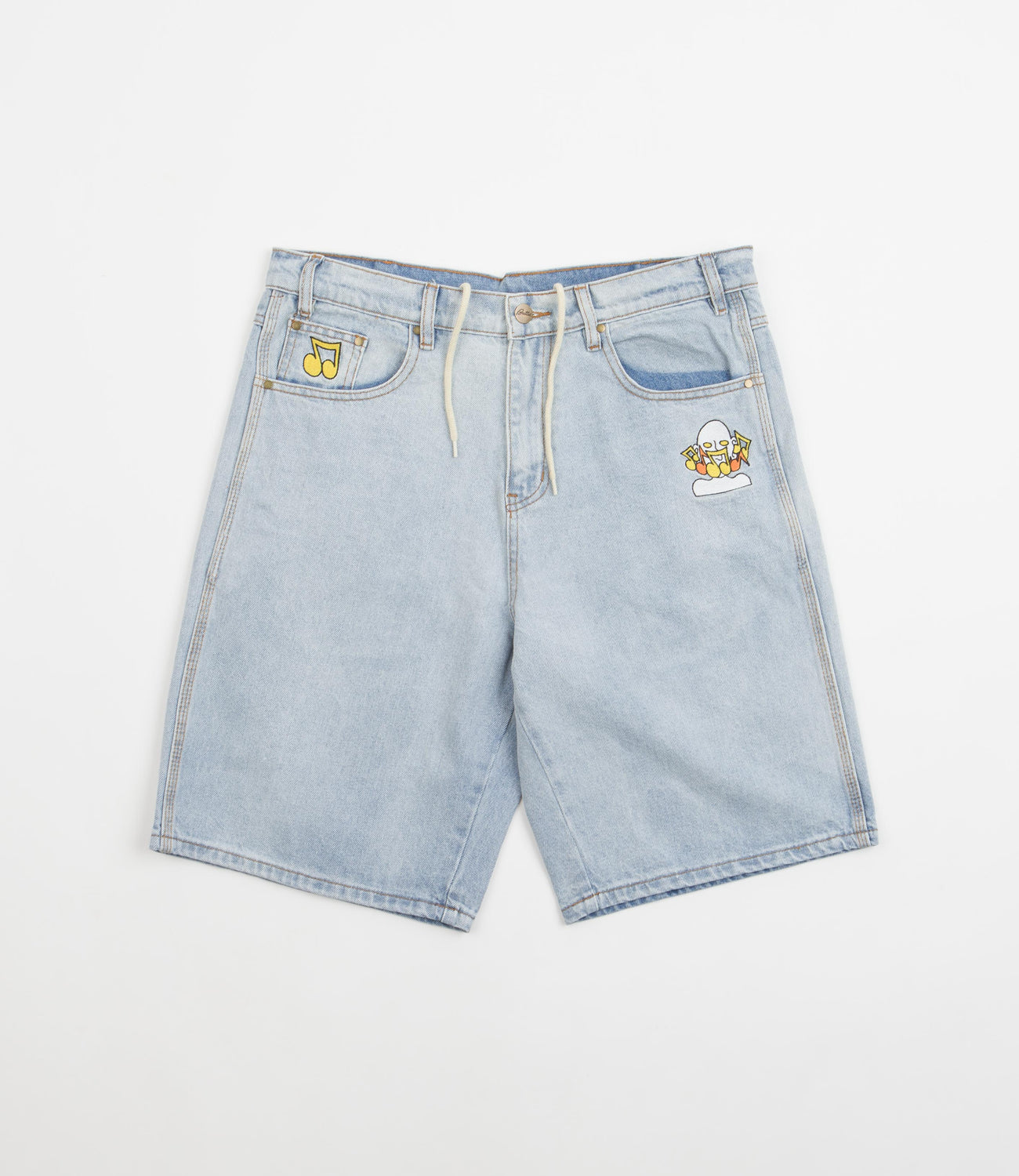 Butter Goods Singer Denim Shorts - Light Blue | Flatspot