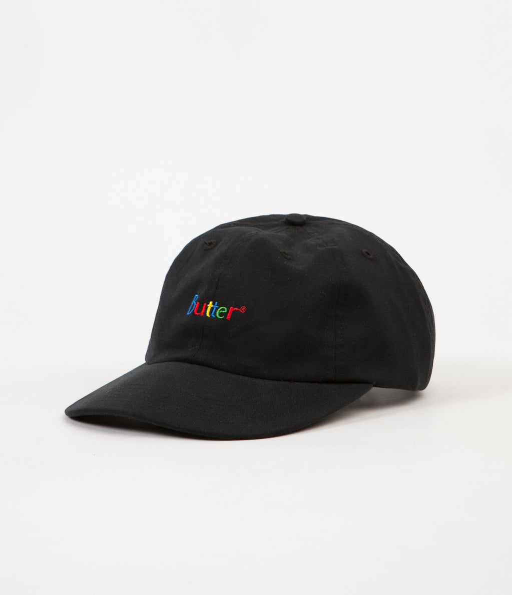 Butter Goods Web Classic 6 Panel Cap - Black | Flatspot