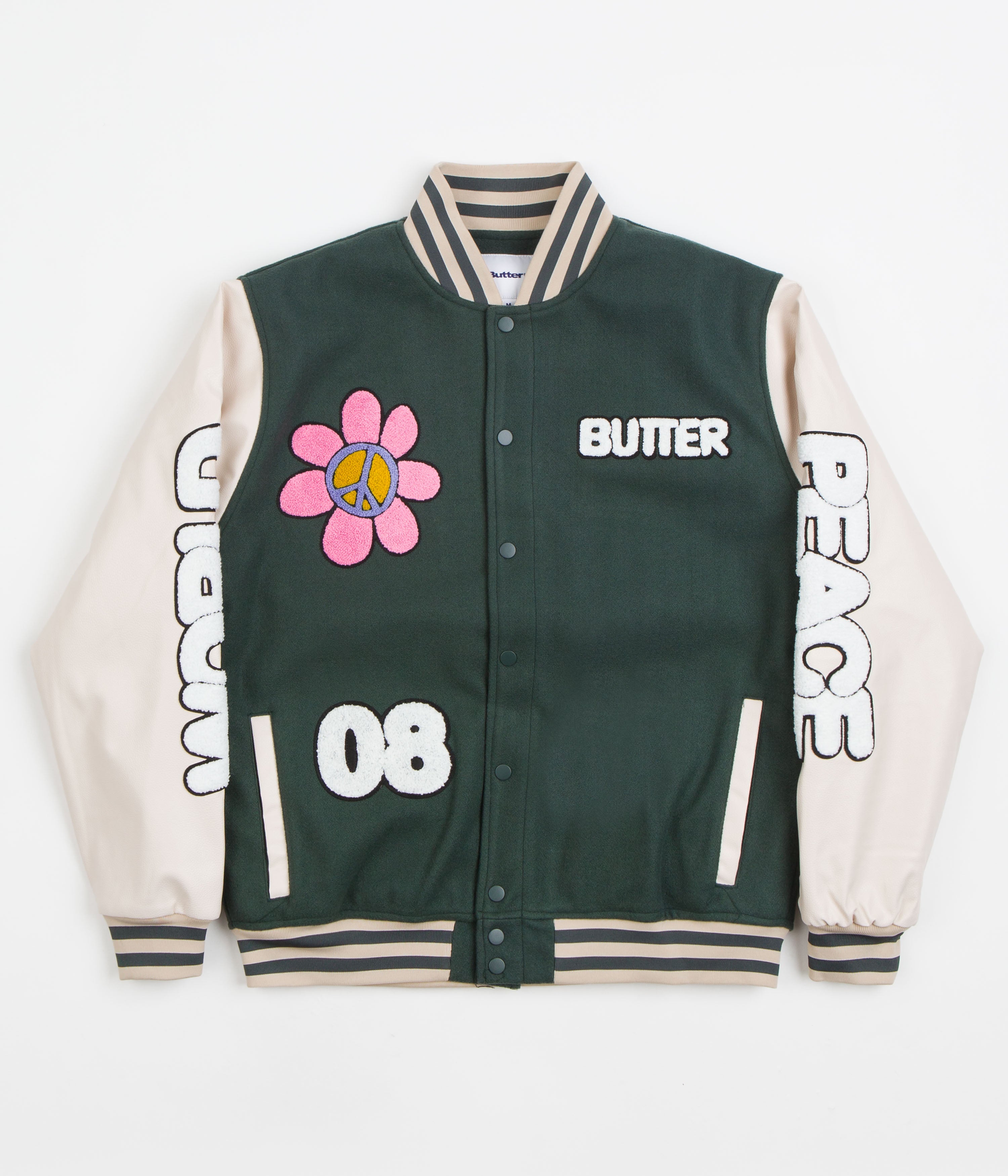 Peace Wool Varsity Jacket