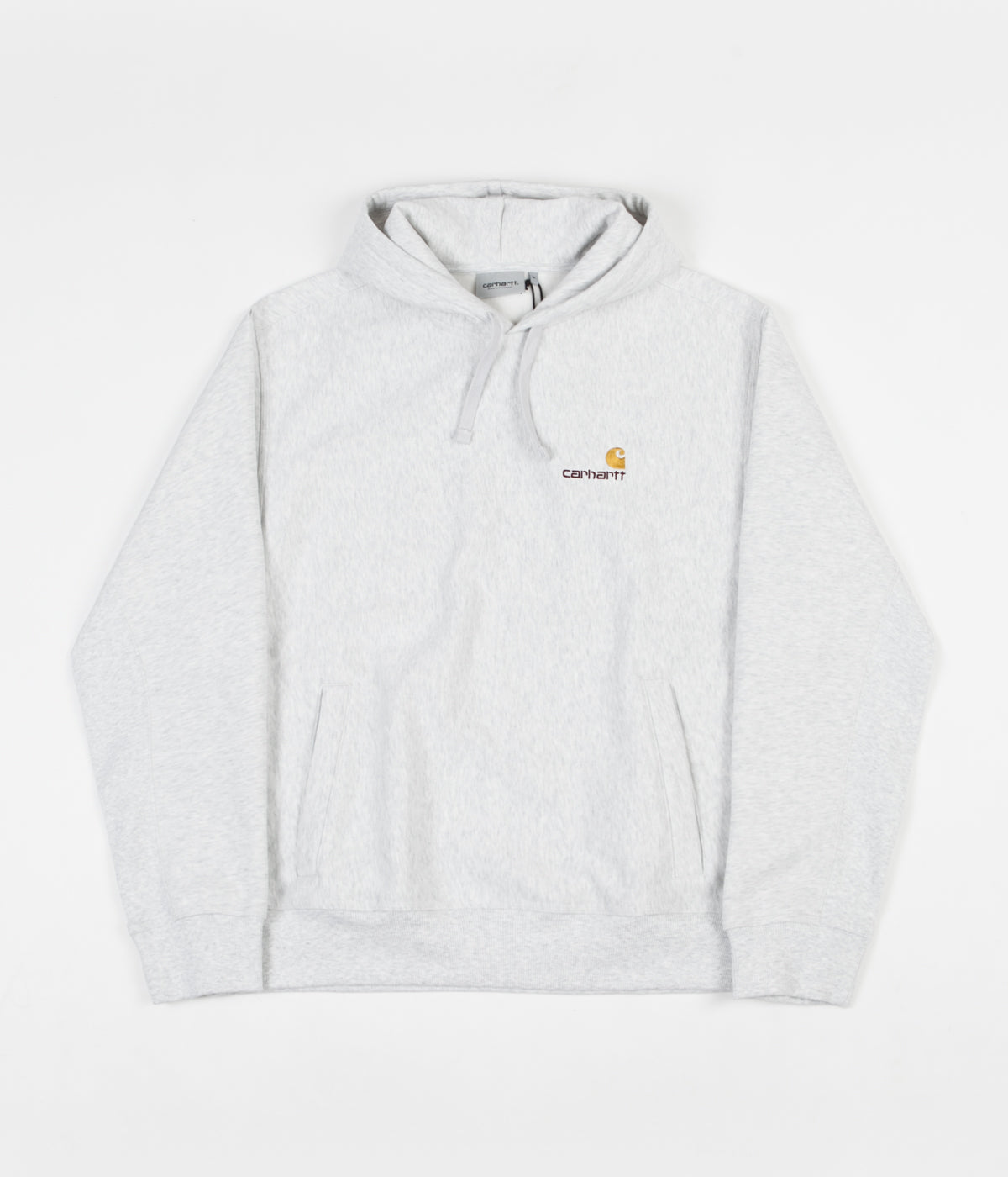 Carhartt American Script Hoodie - Ash Heather | Flatspot