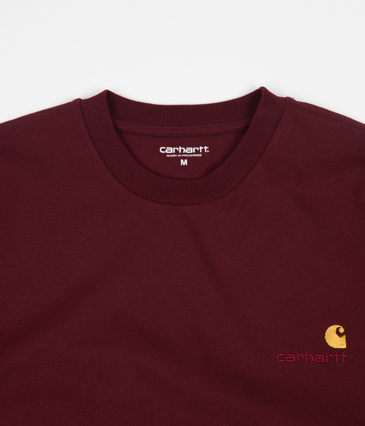 Carhartt American Script T-Shirt - Bordeaux | Flatspot