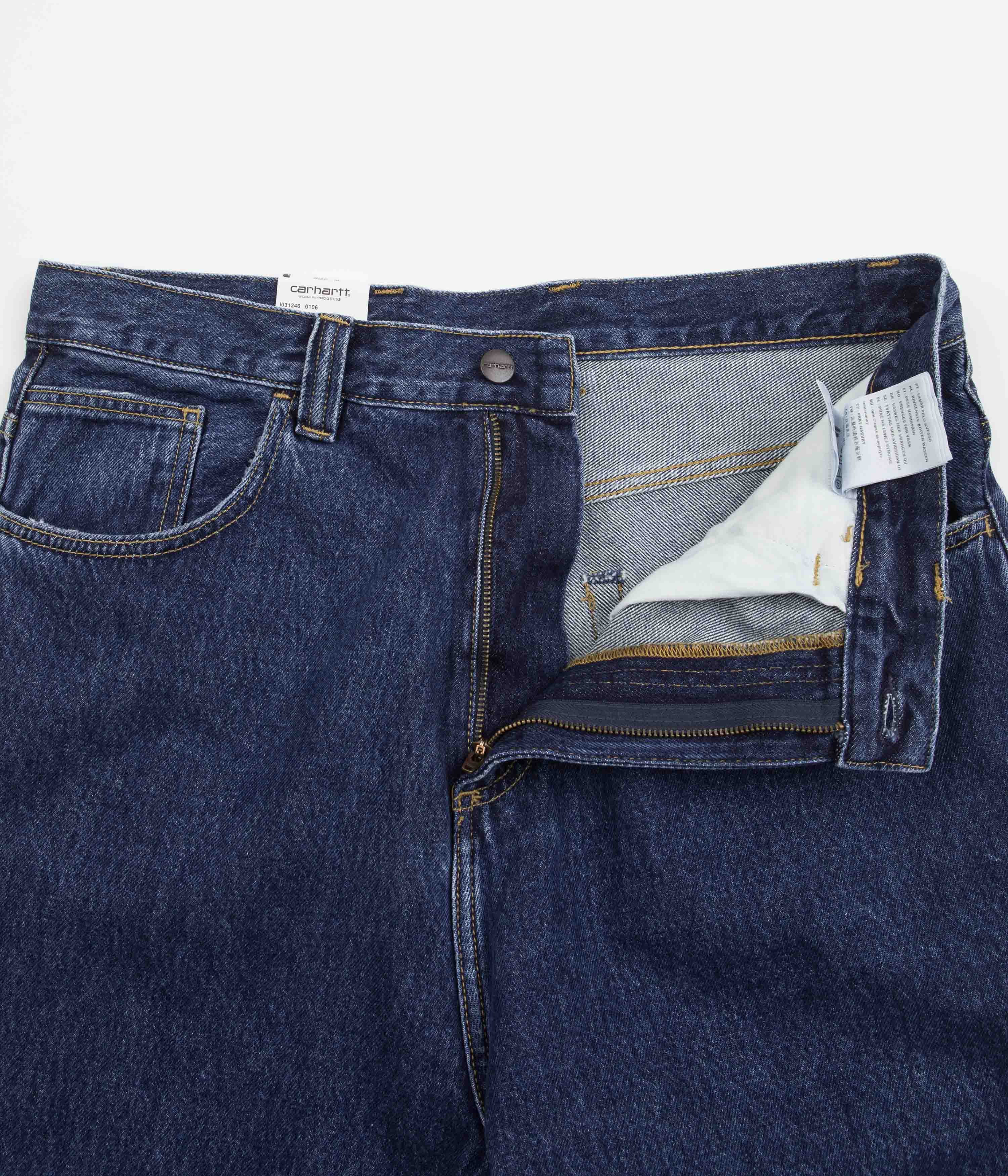 Carhartt Brandon Denim Pants - Blue Stone Wash | Flatspot