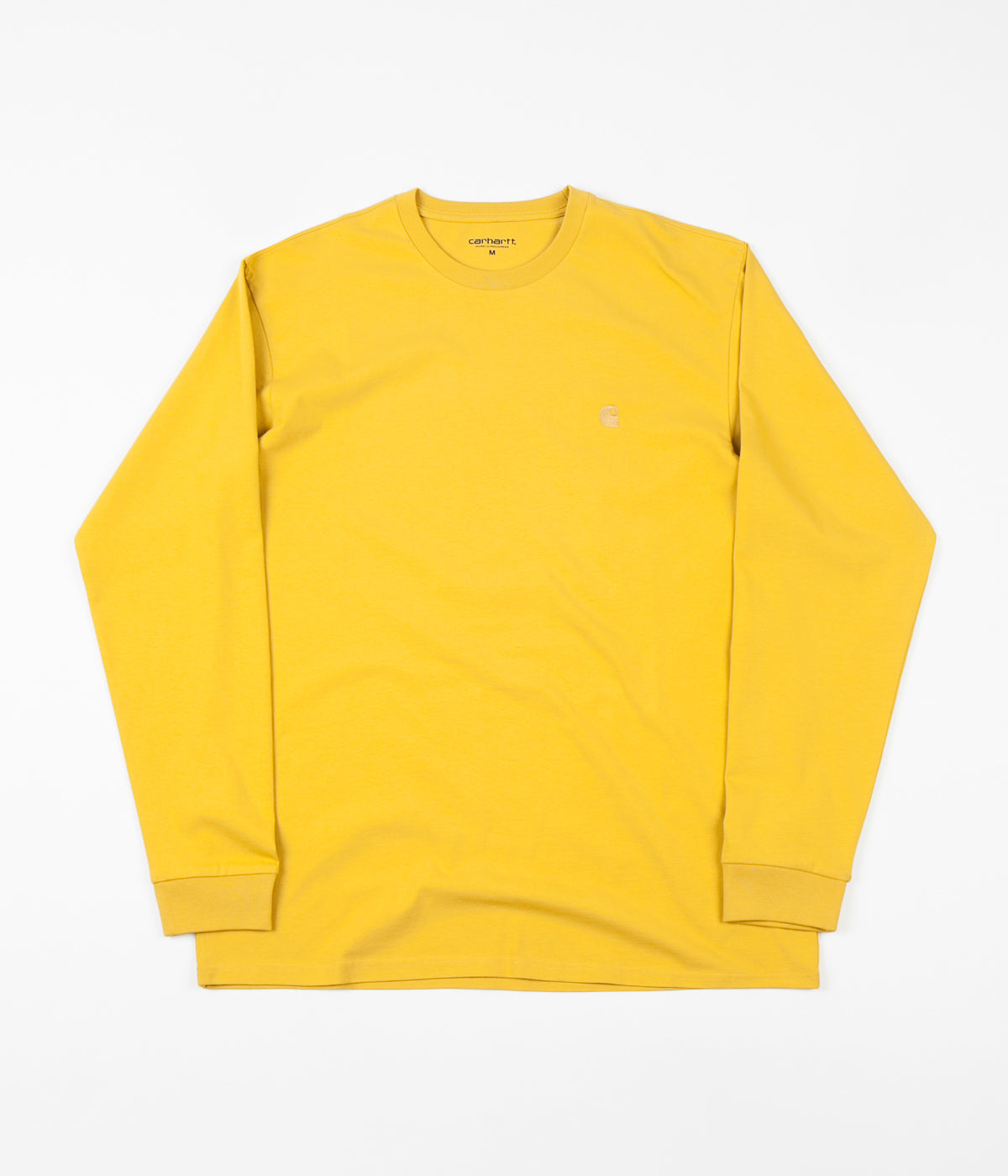 Carhartt Chase Long Sleeve T-Shirt - Colza / Gold | Flatspot