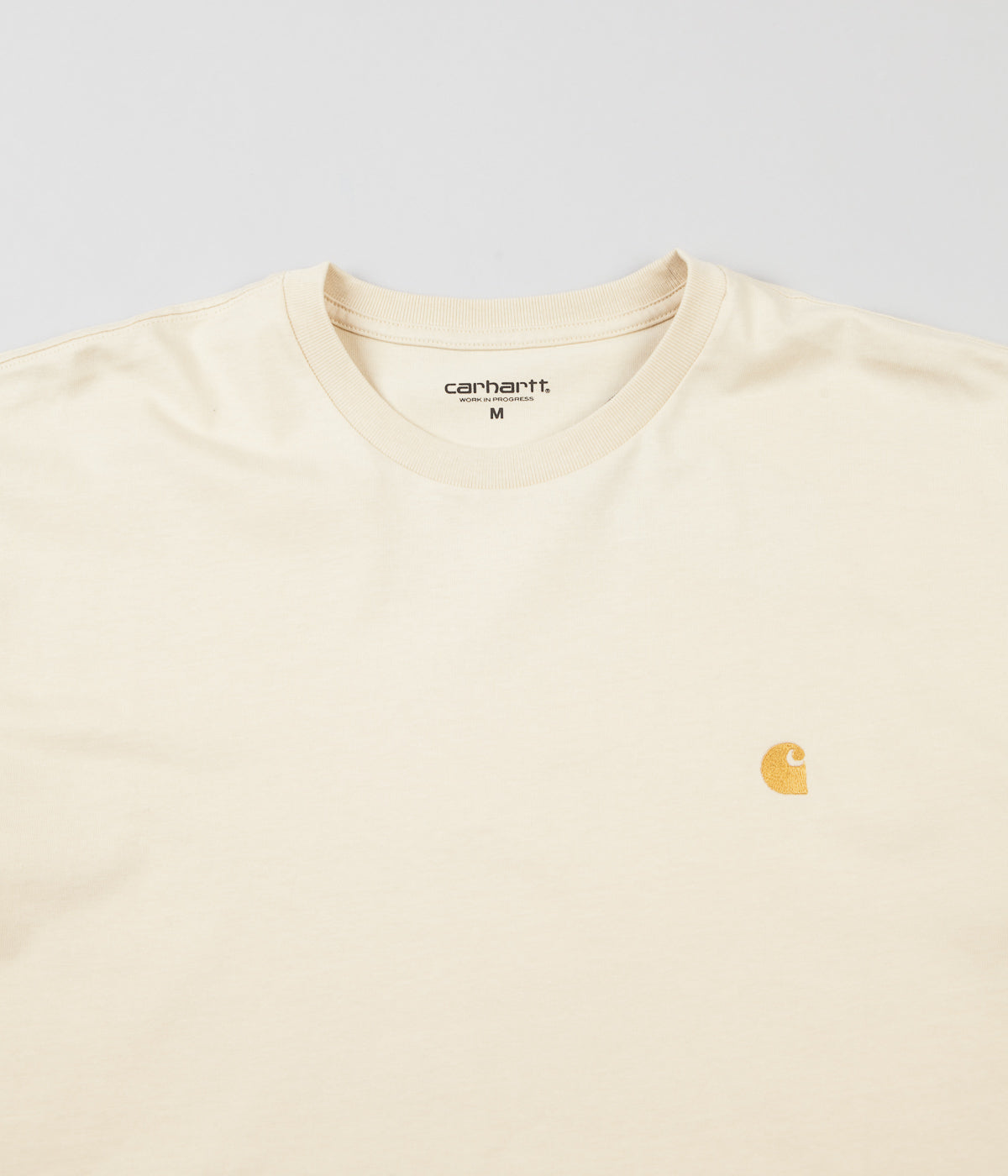 Carhartt Chase Long Sleeve T-Shirt - Flour / Gold | Flatspot