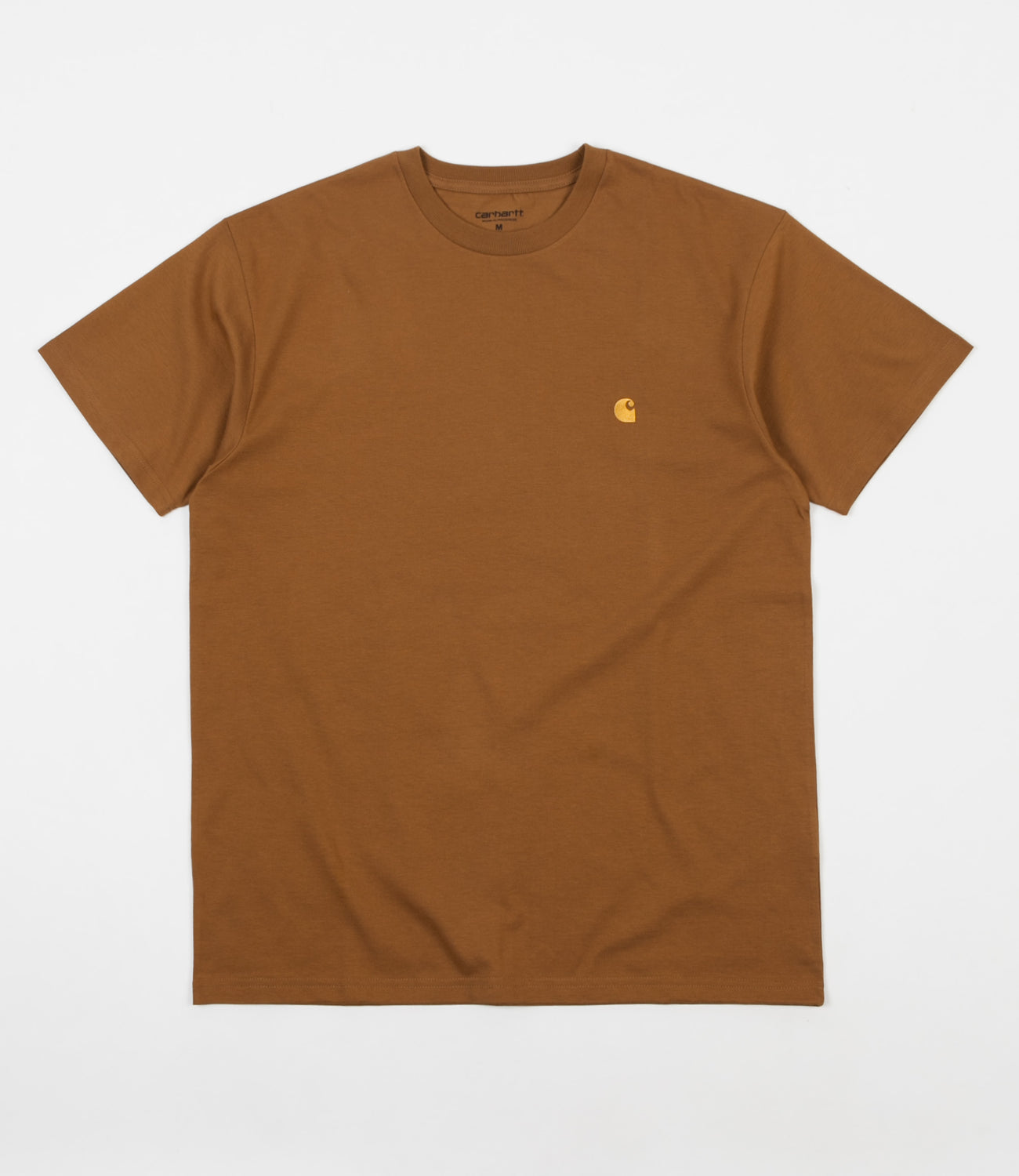 Carhartt Chase T-Shirt - Hamilton Brown / Gold | Flatspot