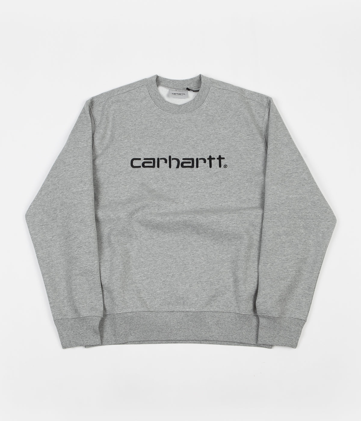 Carhartt Crewneck Sweatshirt - Grey Heather / Black | Flatspot