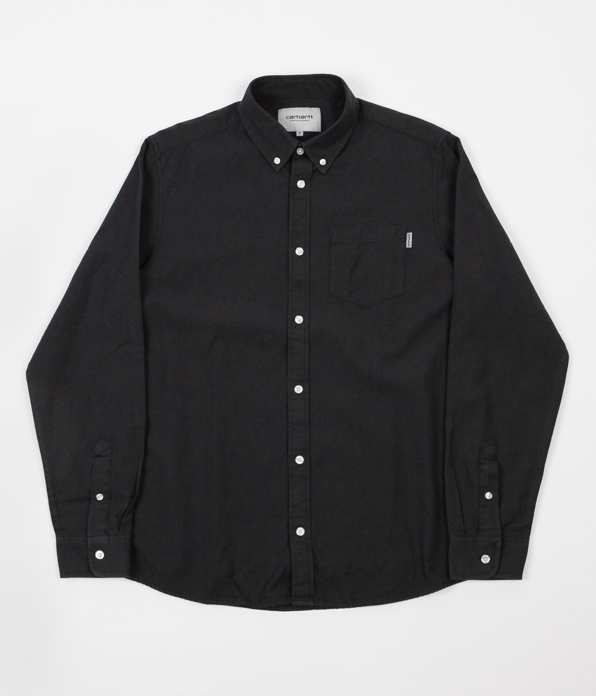 Carhartt Dalton Shirt Black Blacksmith Flatspot