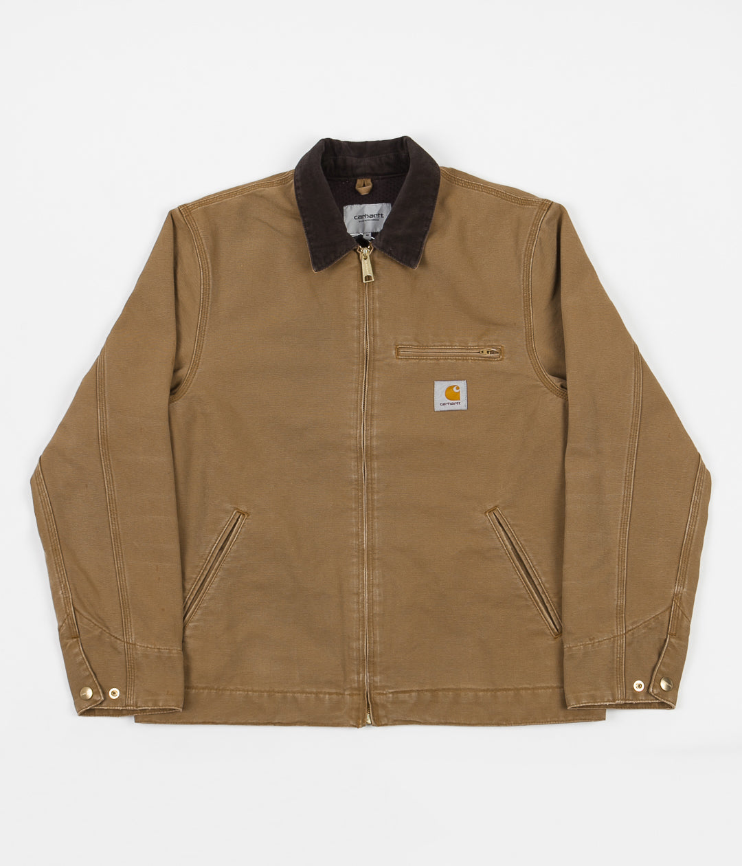 Carhartt Detroit (Summer) Jacket Hamilton Brown (Aged Canvas) Flatspot