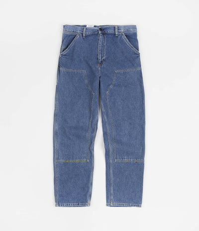 Carhartt Double Knee Denim Pants - Blue | Flatspot