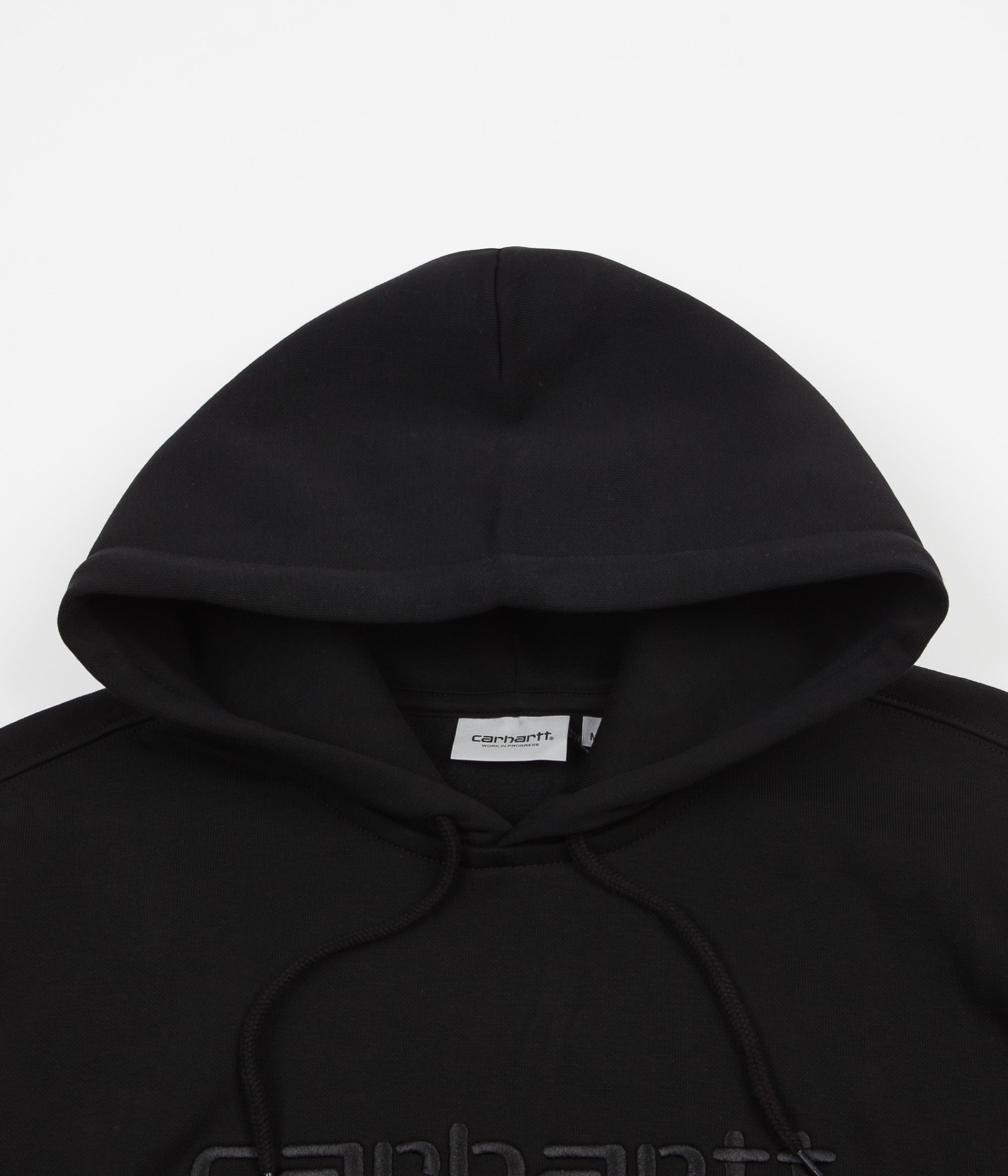 Carhartt Embroidered Hoodie - Black / Black | Flatspot