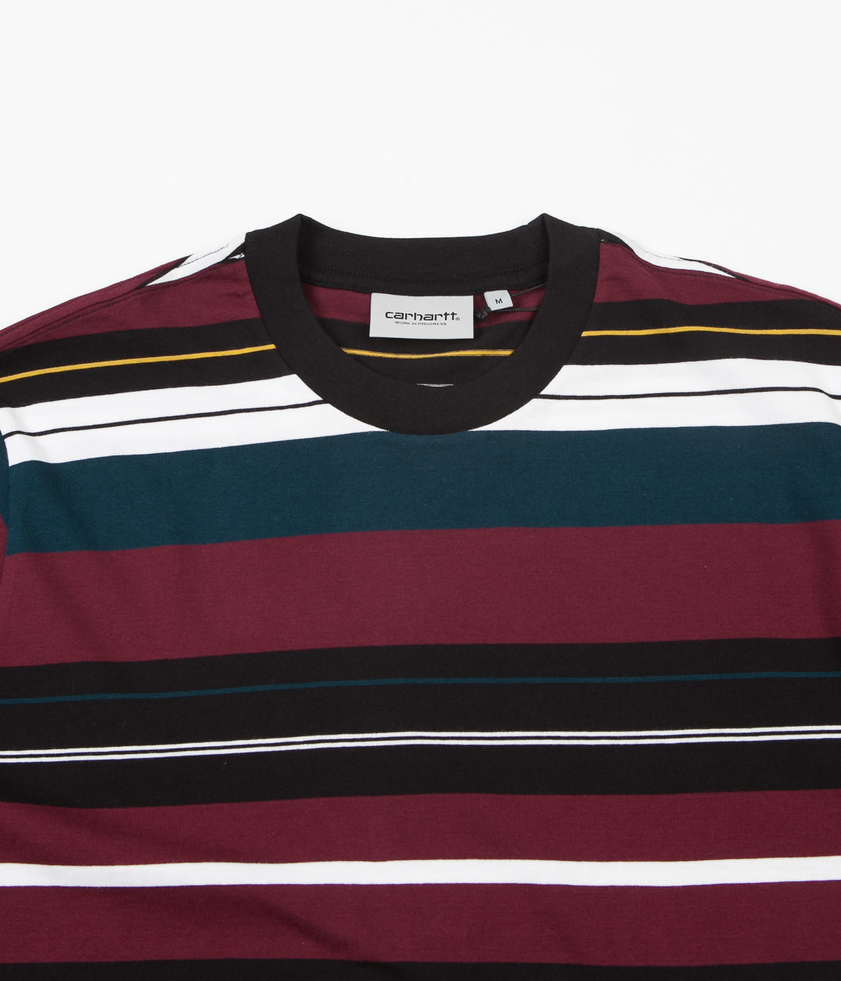 Carhartt Flint Stripe T-Shirt - Merlot | Flatspot