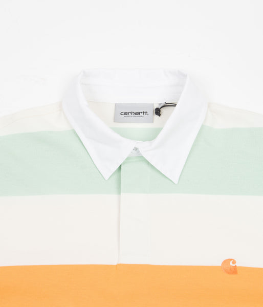 Carhartt Henwick Rugby Shirt - Henwick Stripe / Wax | Flatspot