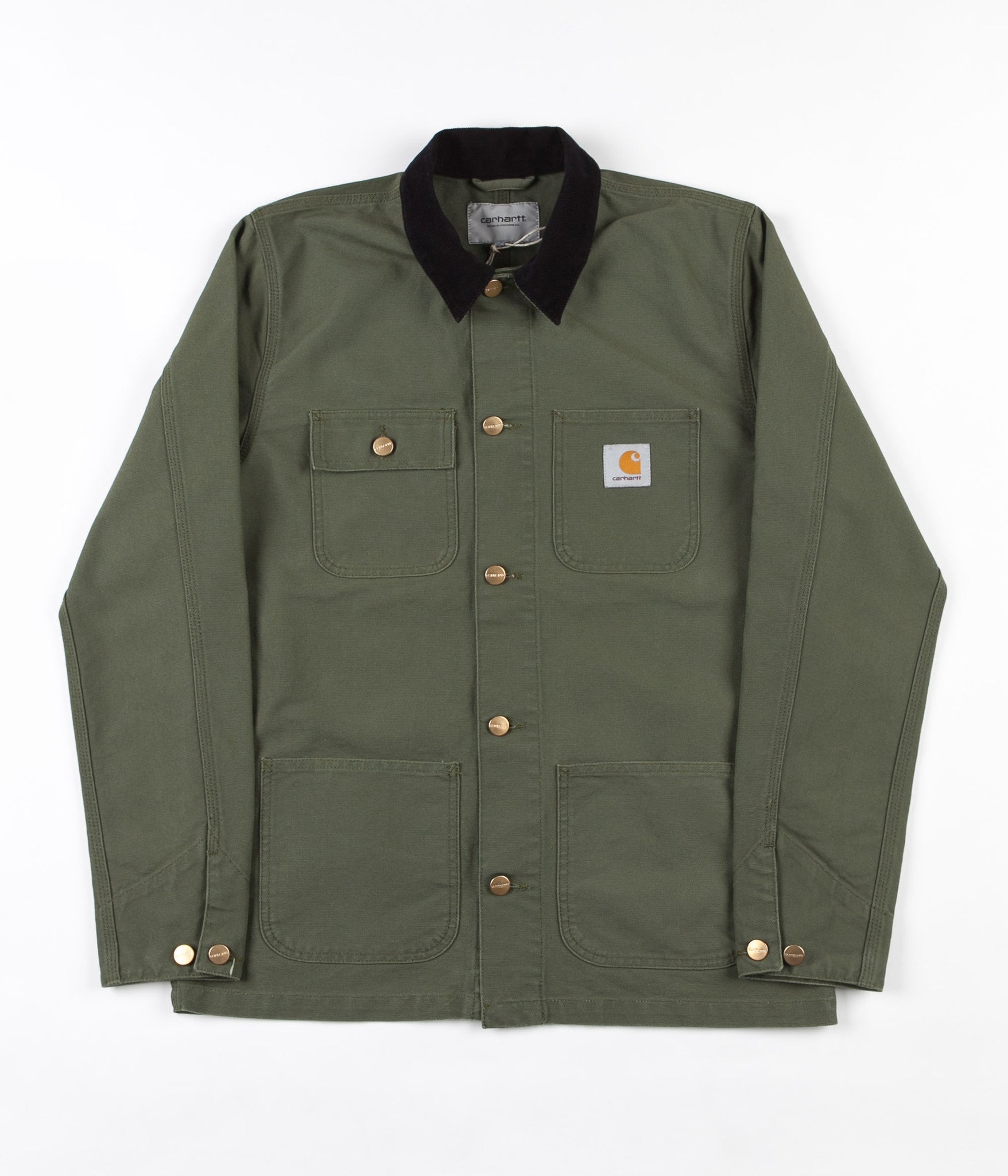 Carhartt Michigan Chore Coat - Rover Green / Black | Flatspot