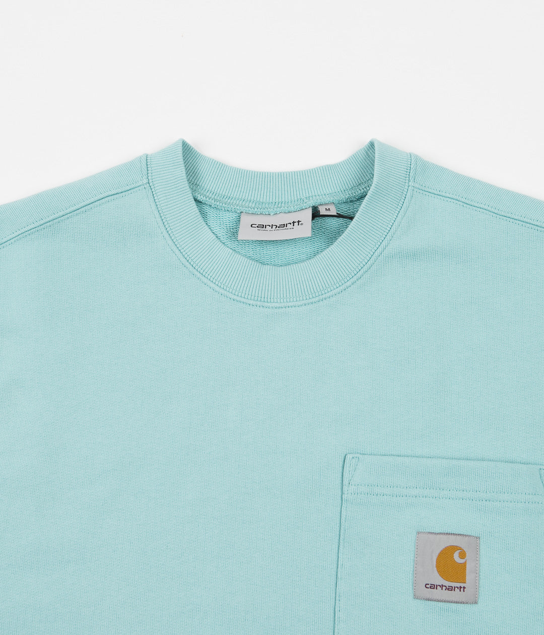 teal carhartt sweatshirt