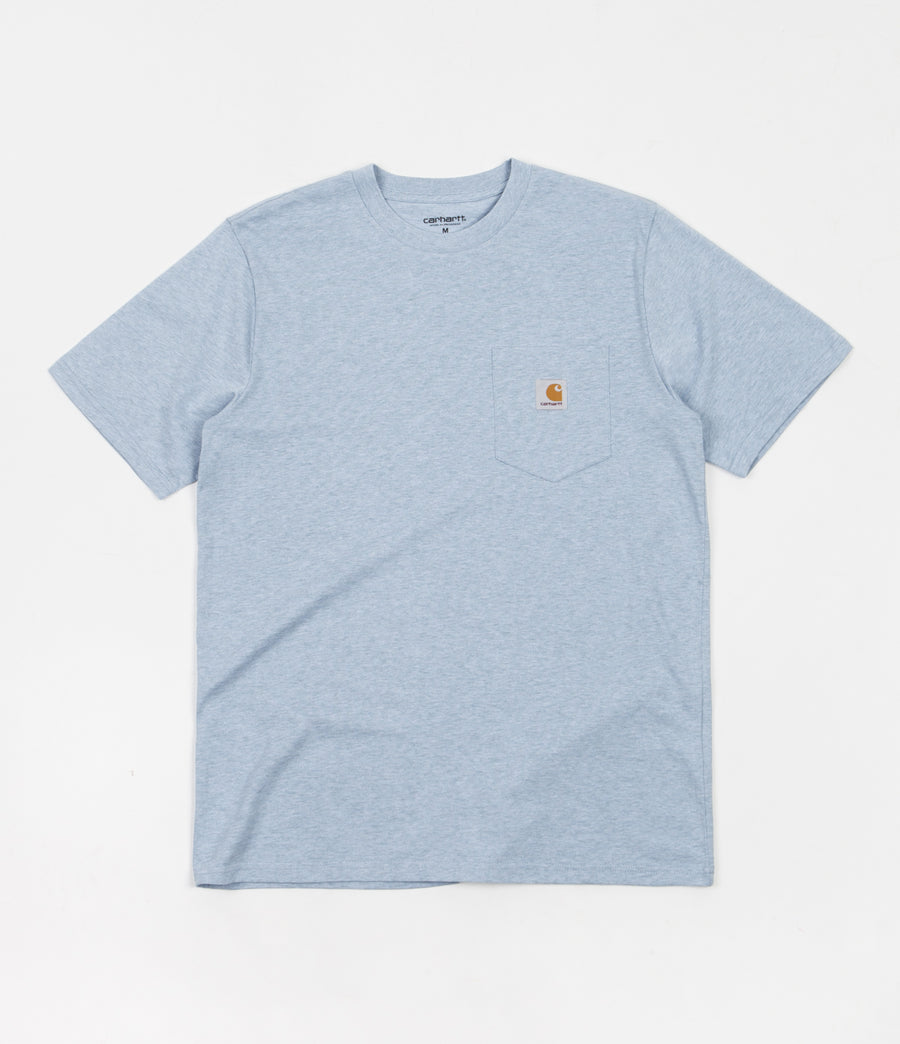 Carhartt Pocket T-Shirt - Dark Grey Heather | Flatspot
