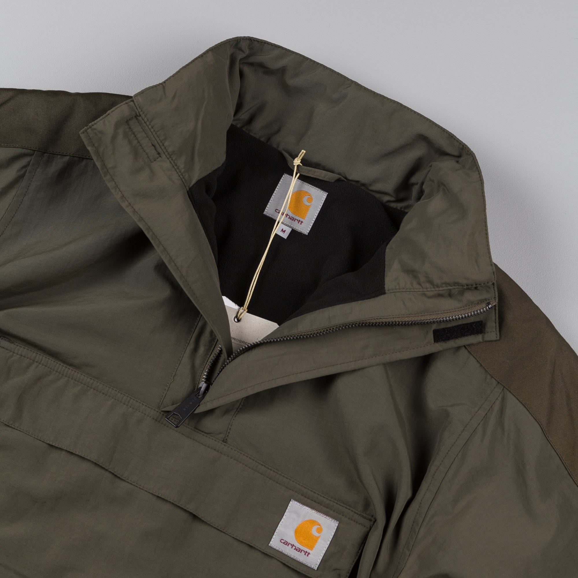 Carhartt Justin Pullover Jacket - Cypress | Flatspot